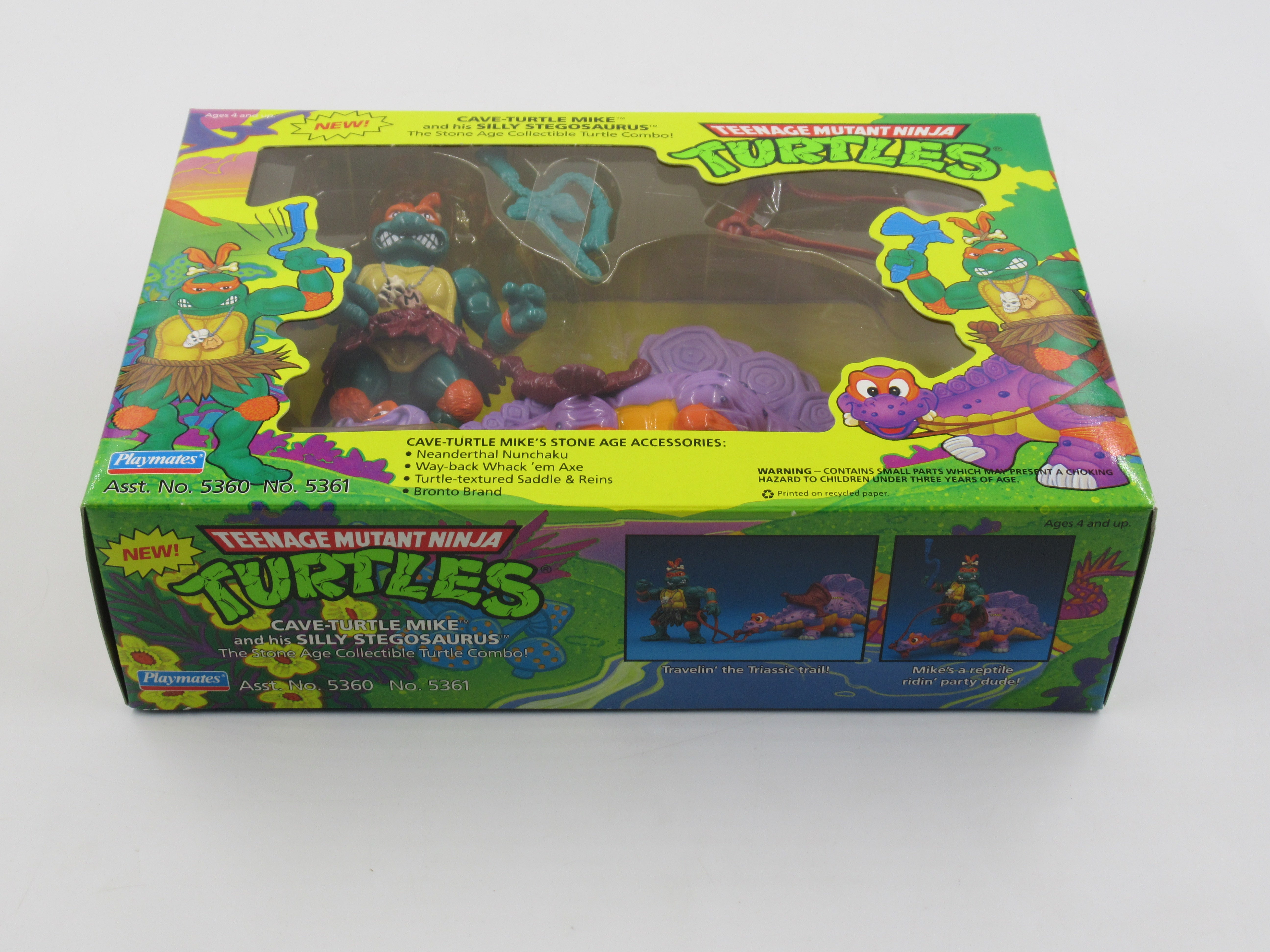 Teenage Mutant Ninja Turtles Cave-Turtle Mike and His Silly Stegosaurus 4