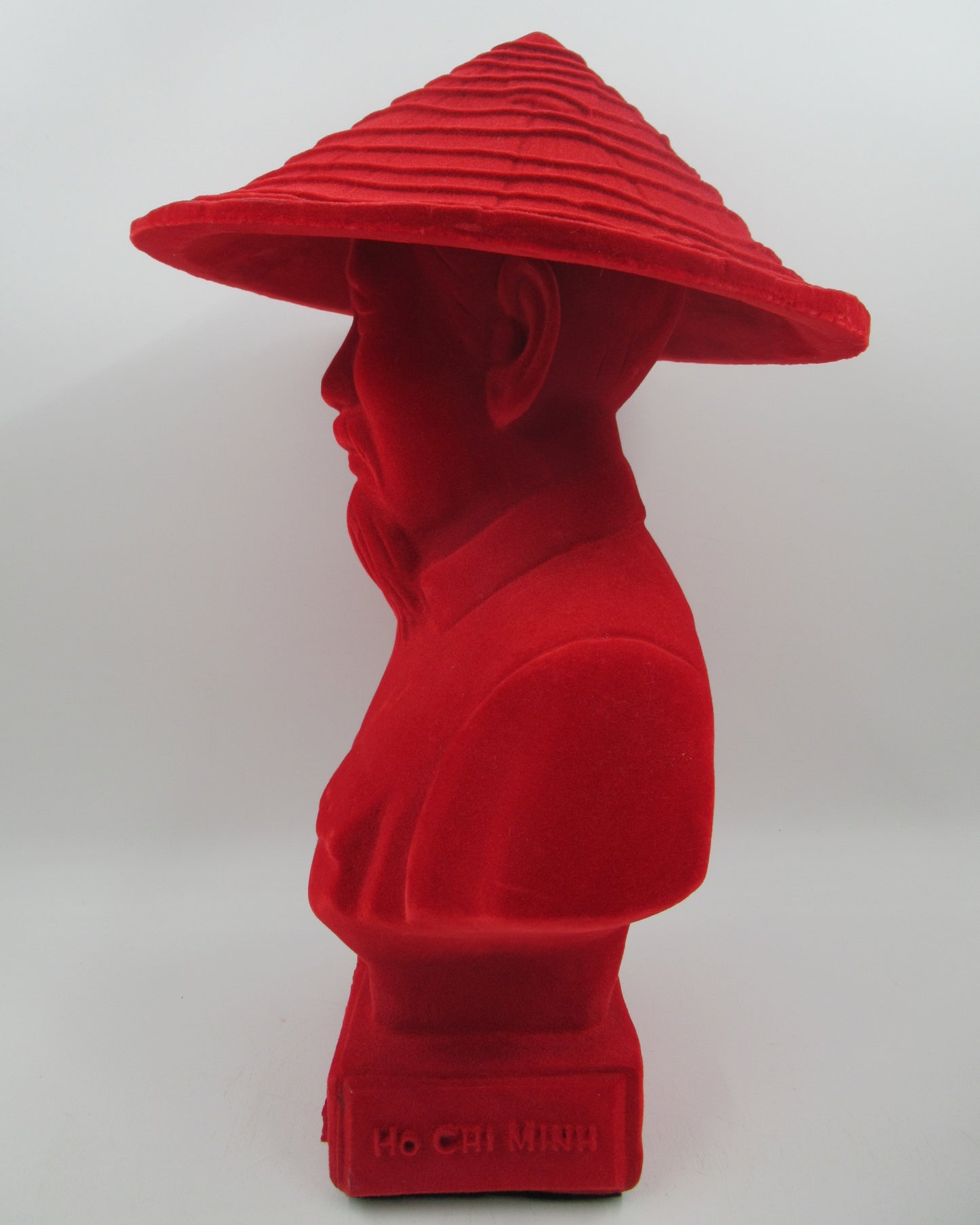 HO CHI MINH Red Flocked Resin Bust - Frank Kozik (2007) #AP7 Limited Art Toy with Box