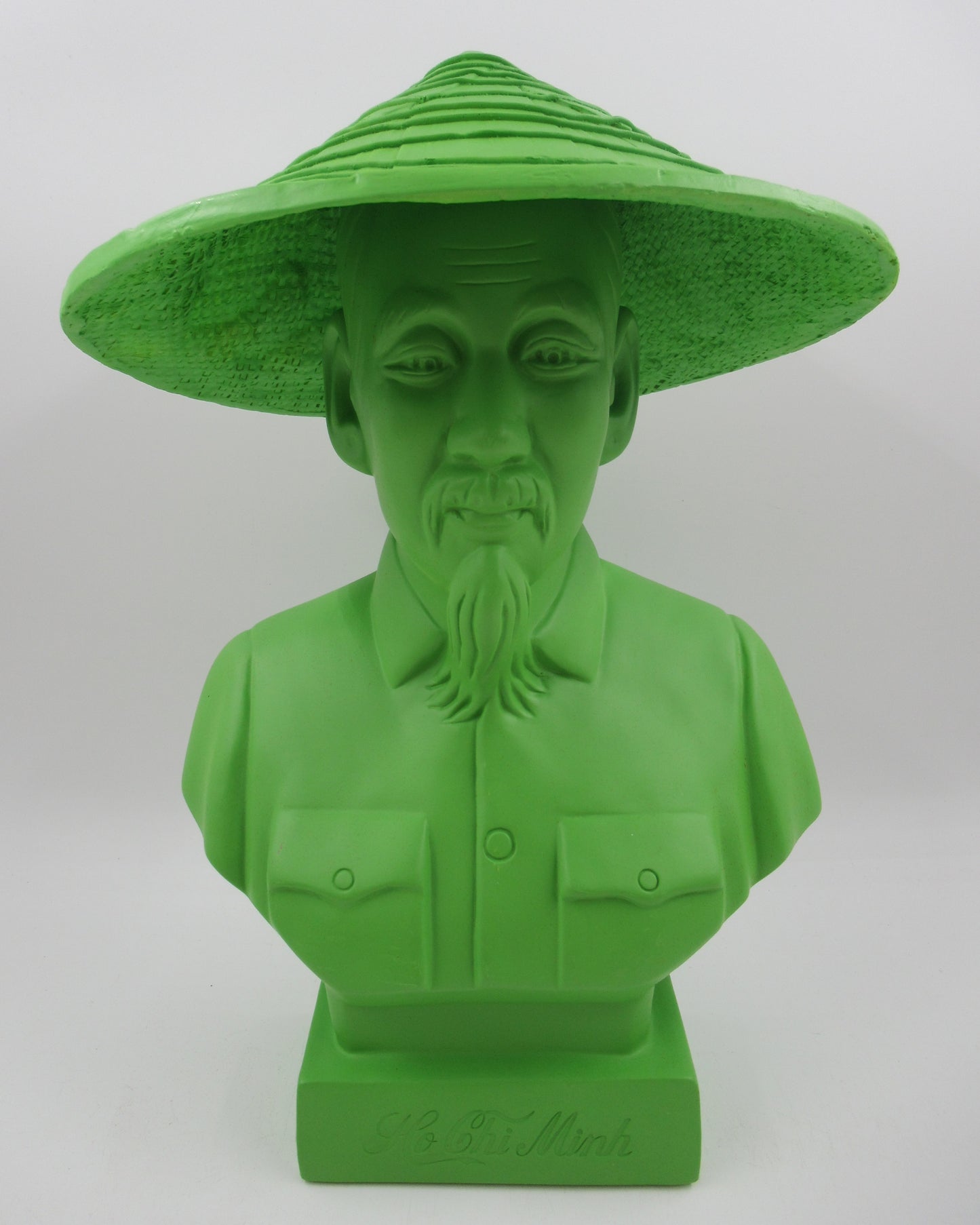 HO CHI MINH Lime Green Bust - Kozik x Ultraviolence (2007) Limited Art Toy with Box