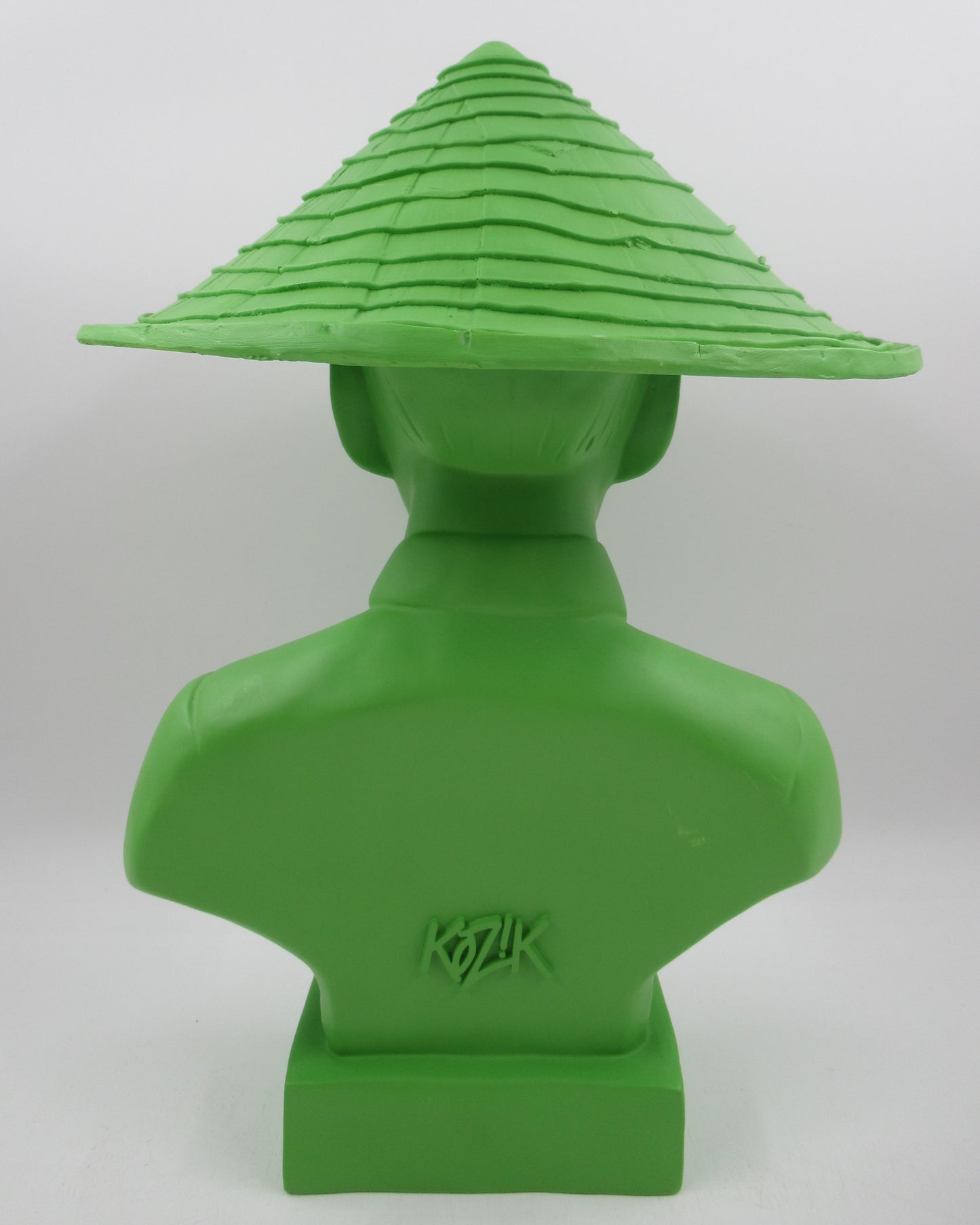 HO CHI MINH Lime Green Bust - Kozik x Ultraviolence (2007) Limited Art Toy with Box