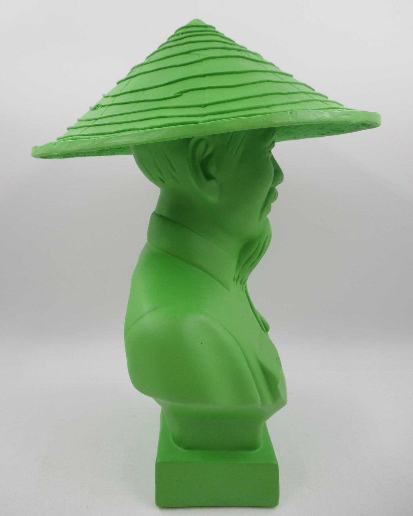 HO CHI MINH Lime Green Bust - Kozik x Ultraviolence (2007) Limited Art Toy with Box