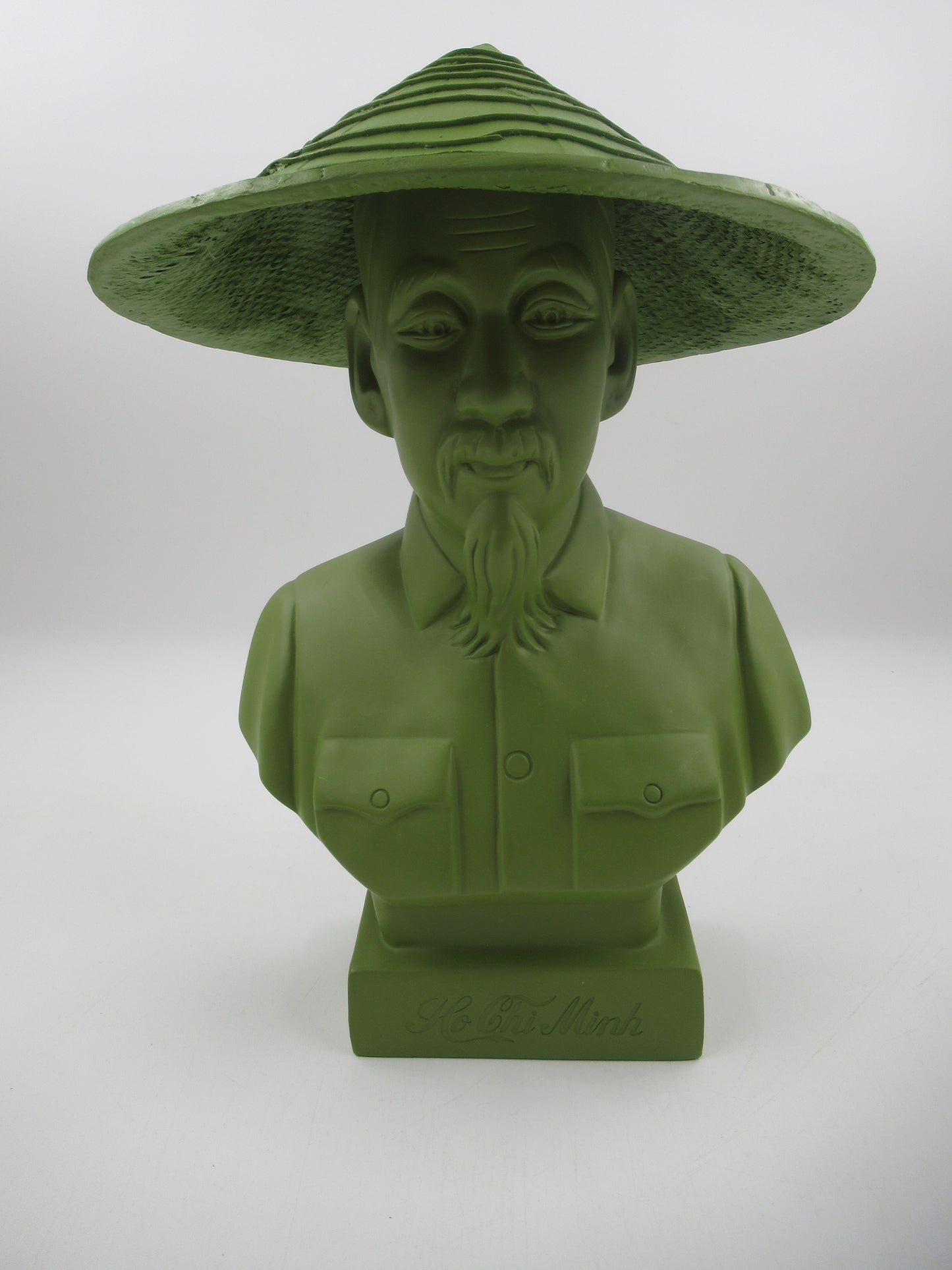 HO CHI MINH Army Green Bust - Kozik x Ultraviolence (2007) Juxtapoz Exclusive Limited Art Toy with Box