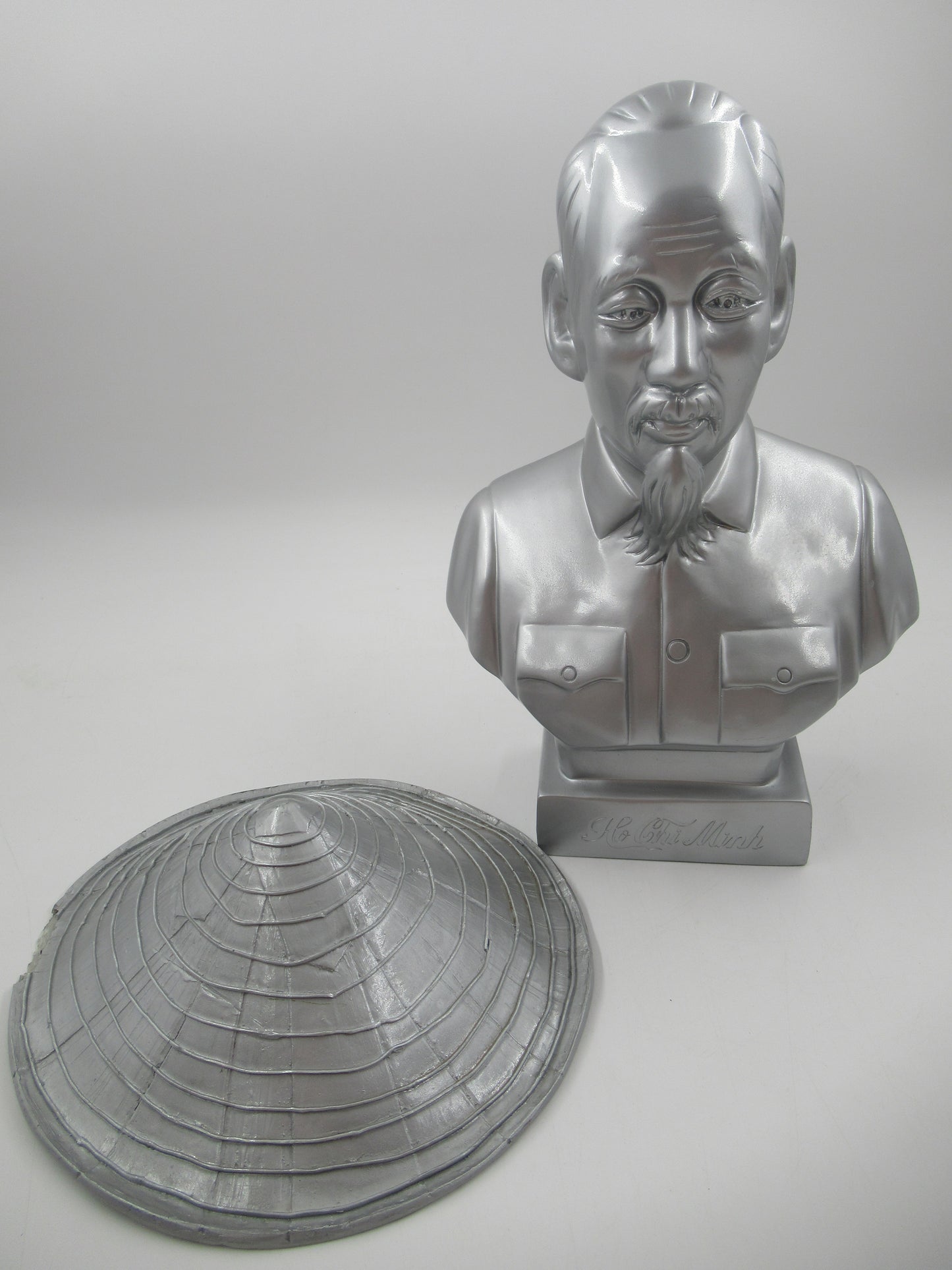 HO CHI MINH Silver Bust - Kozik x Ultraviolence (2007) Chindogu Gallery Exclusive Limited Art Toy with Box