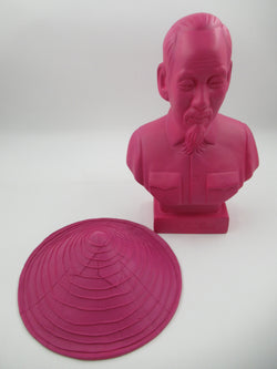 HO CHI MINH Pink Bust - Kozik x Ultraviolence (2007) Kidrobot Exclusive Limited Art Toy with Box