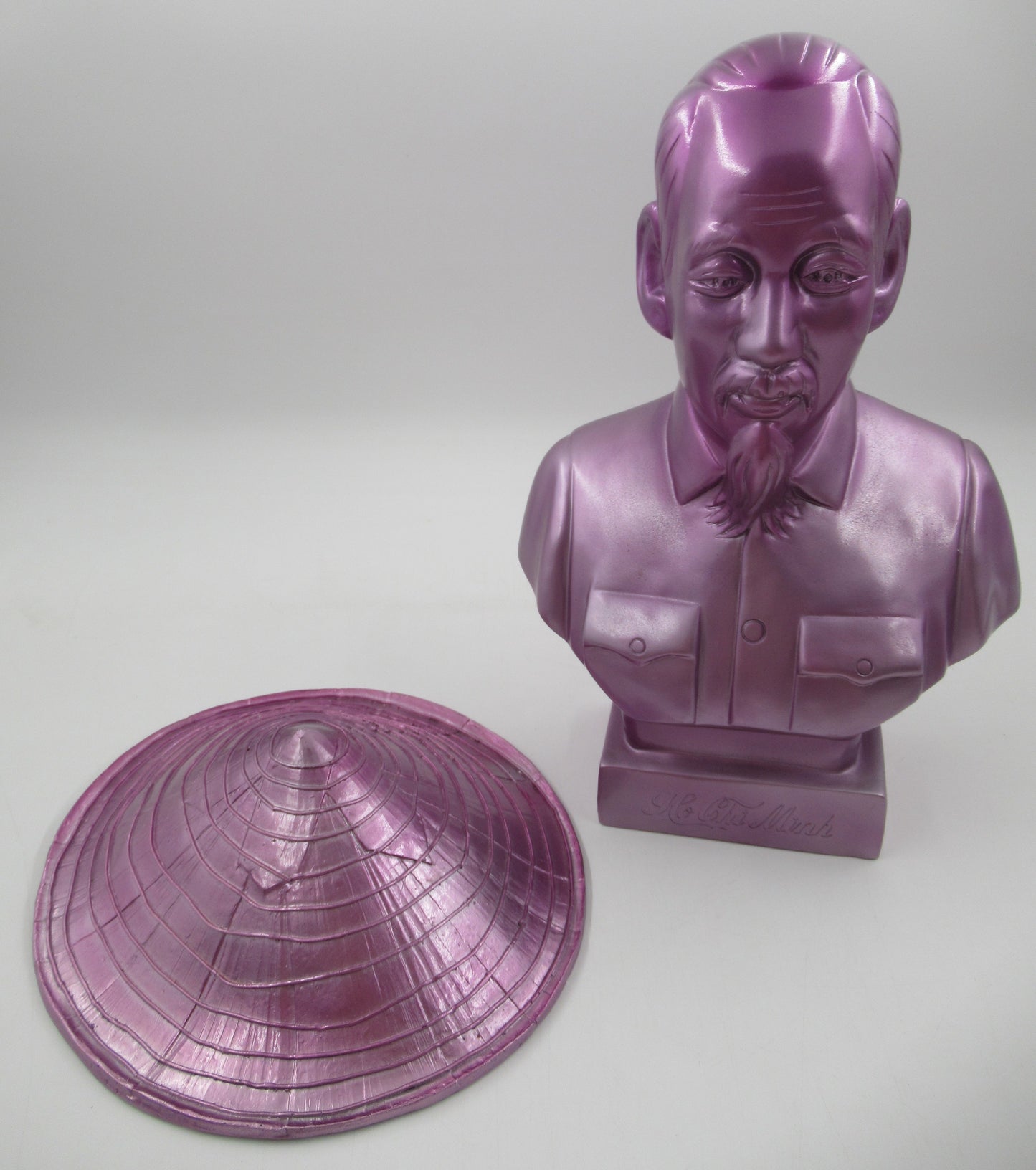 HO CHI MINH Metallic Purple Bust - Kozik x Ultraviolence (2007) Limited Art Toy with Box