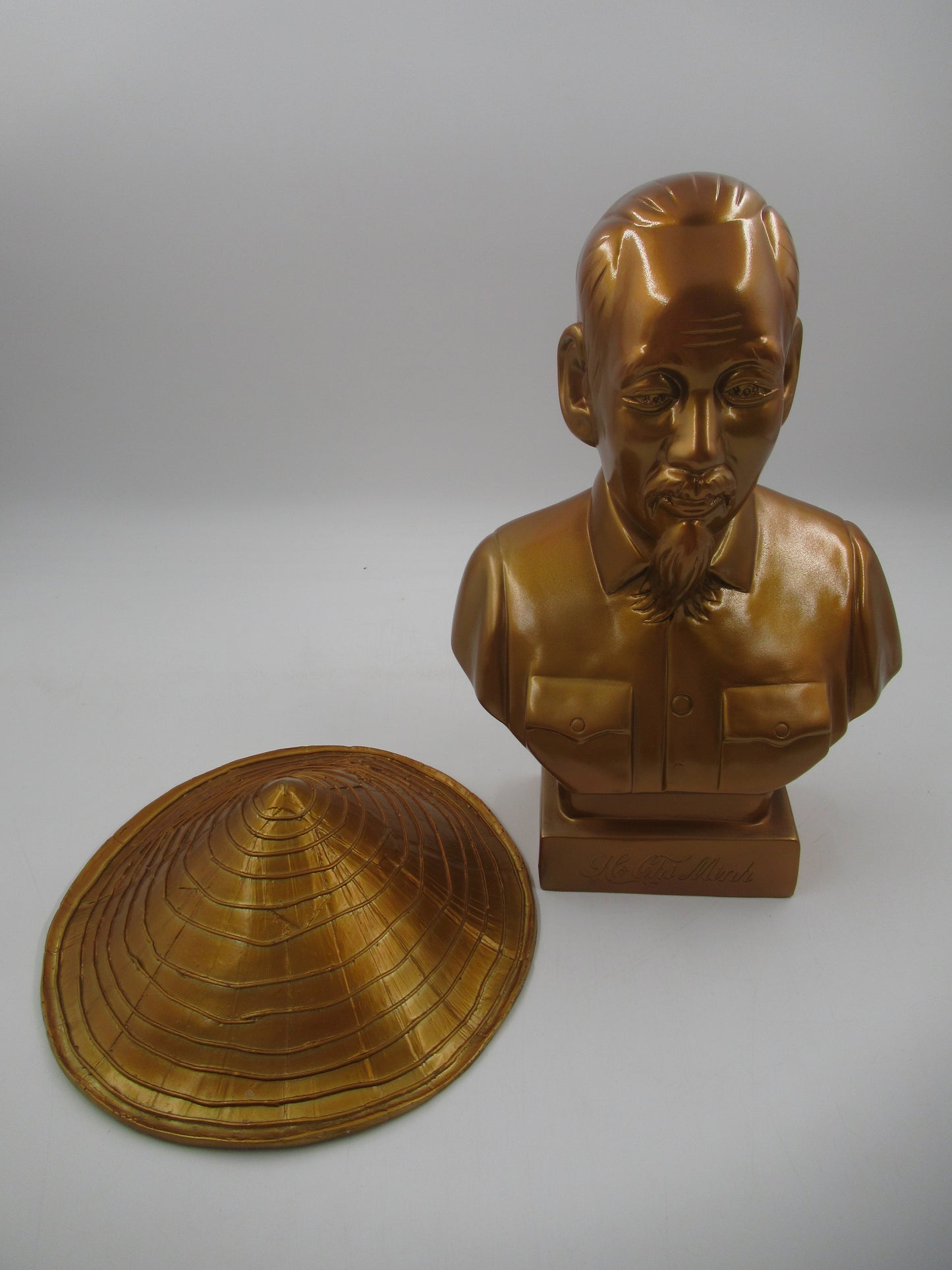 HO CHI MINH Bronze Bust - Kozik x Ultraviolence (2007) 3DRetro Exclusive Limited Art Toy with Box