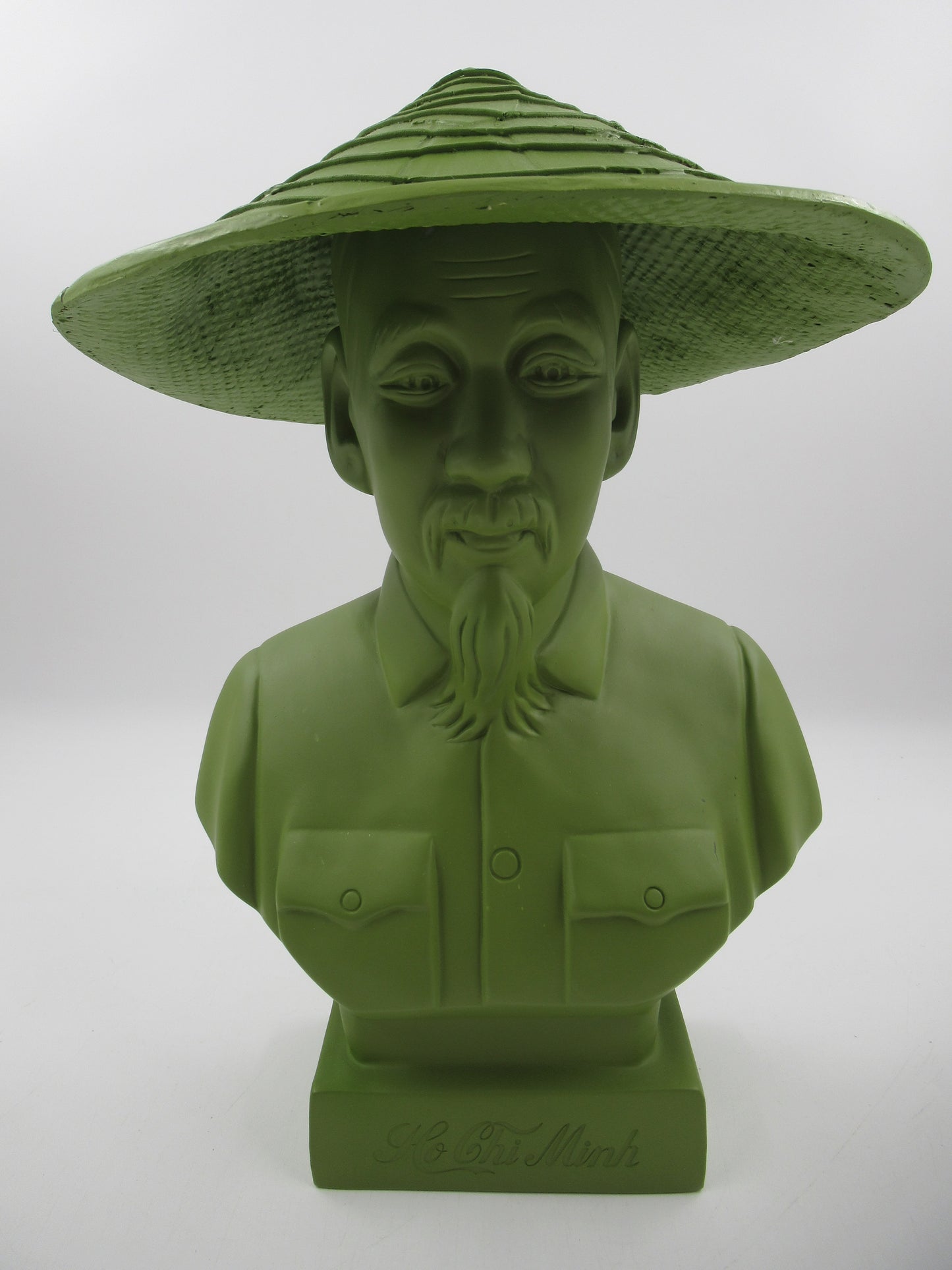 HO CHI MINH Army Green Bust - Kozik x Ultraviolence (2007) SIGNED Juxtapoz Exclusive Limited Art Toy with Box