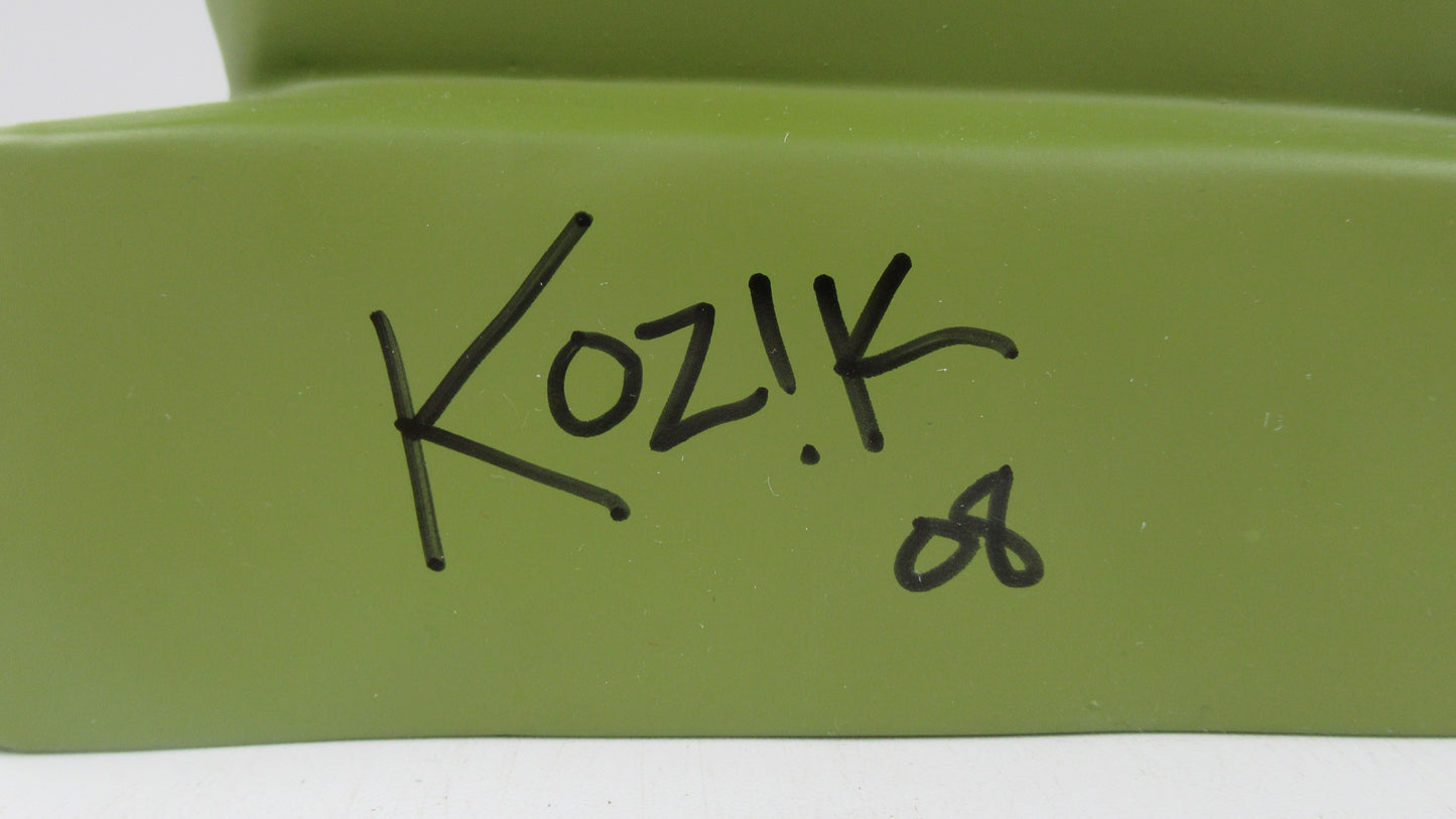 HO CHI MINH Army Green Bust - Kozik x Ultraviolence (2007) SIGNED Juxtapoz Exclusive Limited Art Toy with Box