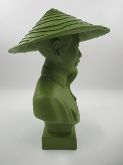 HO CHI MINH Army Green Bust - Kozik x Ultraviolence (2007) SIGNED Juxtapoz Exclusive Limited Art Toy with Box