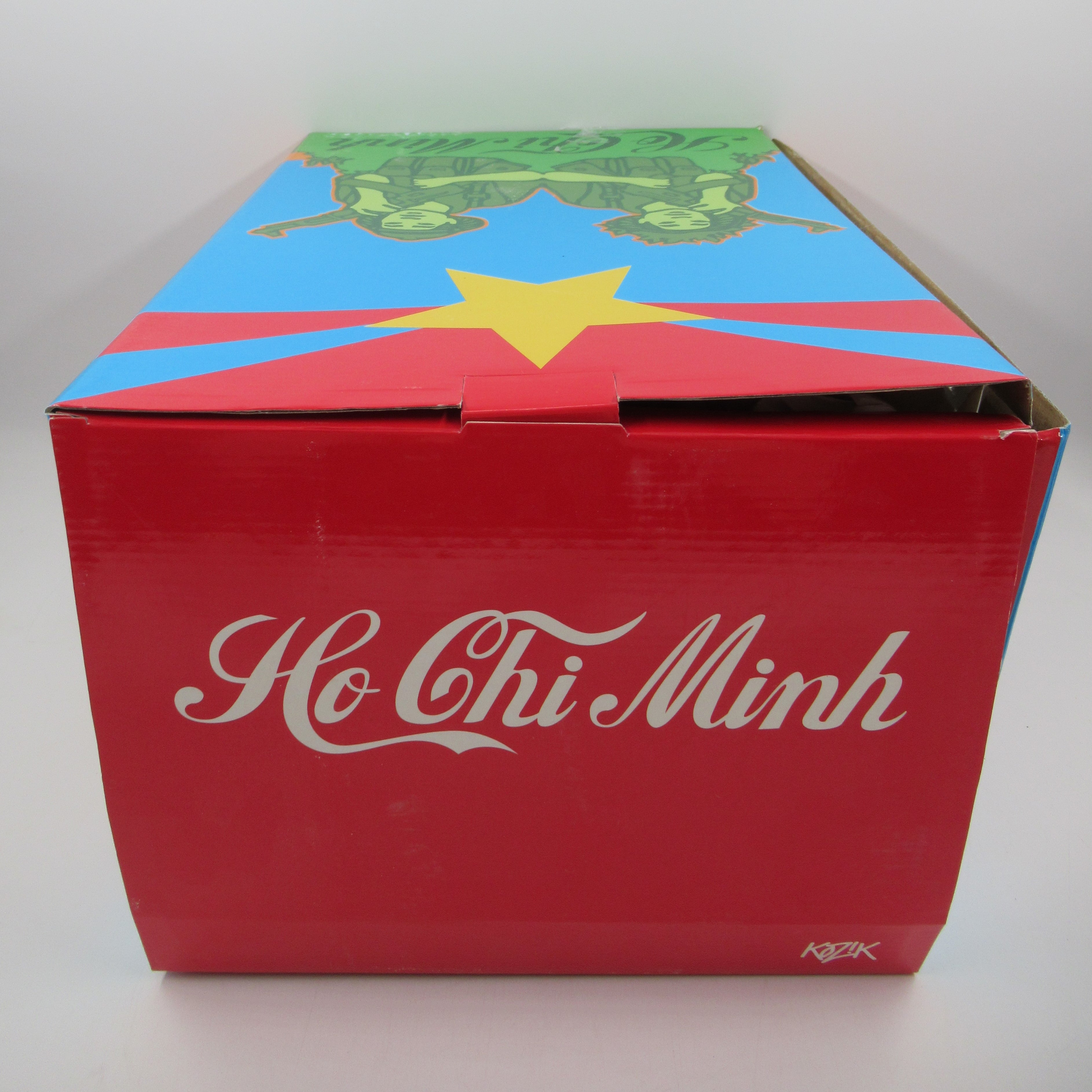 HO CHI MINH Army Green Bust - Kozik x Ultraviolence (2007) SIGNED Juxtapoz Exclusive Limited Art Toy with Box