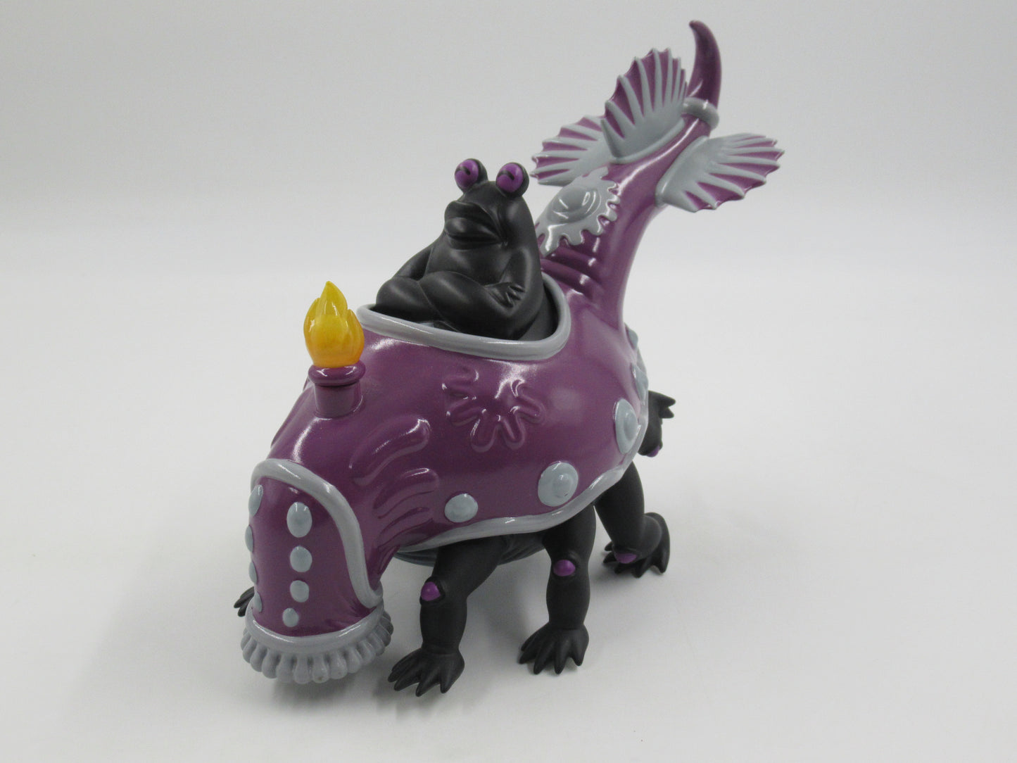 JIM WOODRING Mr. Bumper Vinyl Figure Black/Purple Variant - StrangeCo (2006) Art Toy