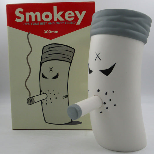 FRANK KOZIK Smokey 12" White Vinyl Figure - Kidrobot (2007) Designer Art Toy