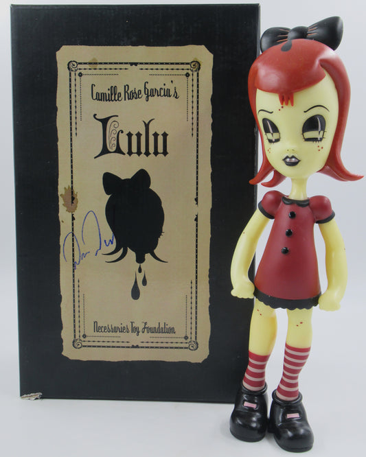 CAMILLE ROSE GARCIA Lulu Vinyl Doll - Necessaries Foundation (2006) SIGNED Designer Art Toy