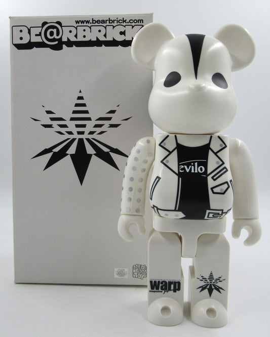 BEARBRICK x Devilock Warp Magazine JP 400% Figure - Medicom Toy (2003) Be@rbrick Designer Art Toy