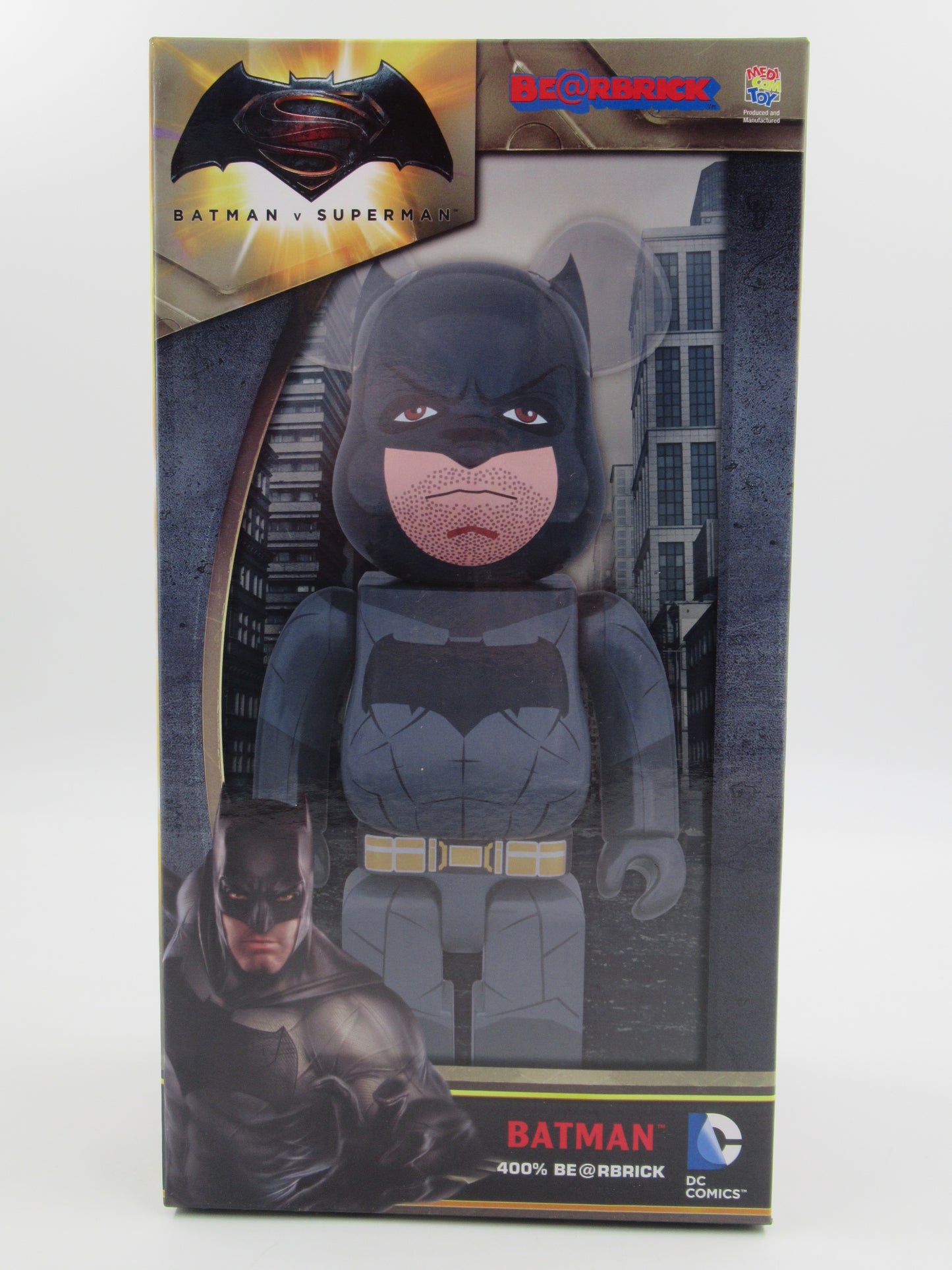 BEARBRICK Batman v Superman 400% - Medicom Toy (2016) Be@rbrick Art Toy