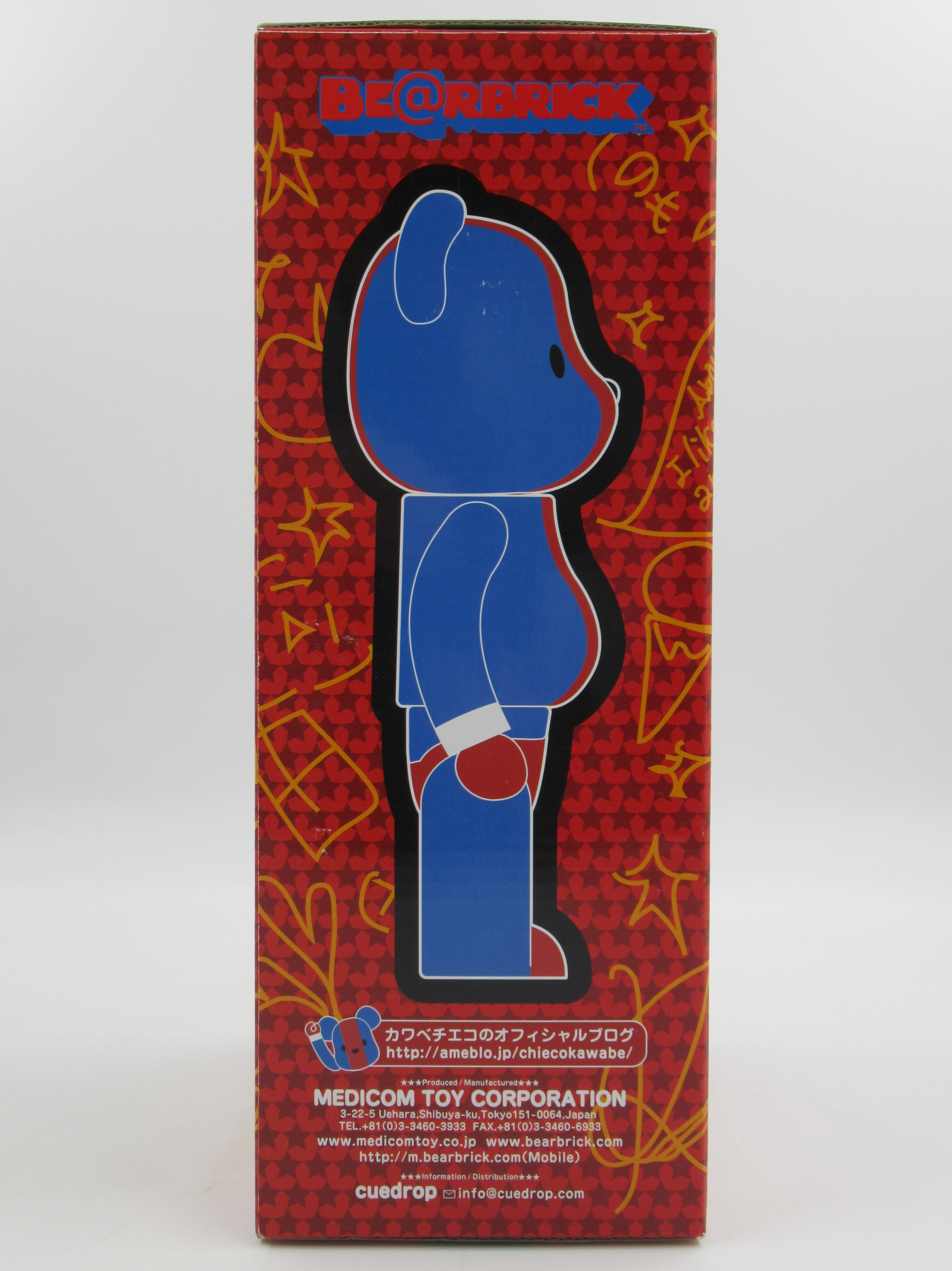 BEARBRICK Chieco Kawabe 400% Figure - Medicom Toy (2007) Be@rbrick Designer Art Toy