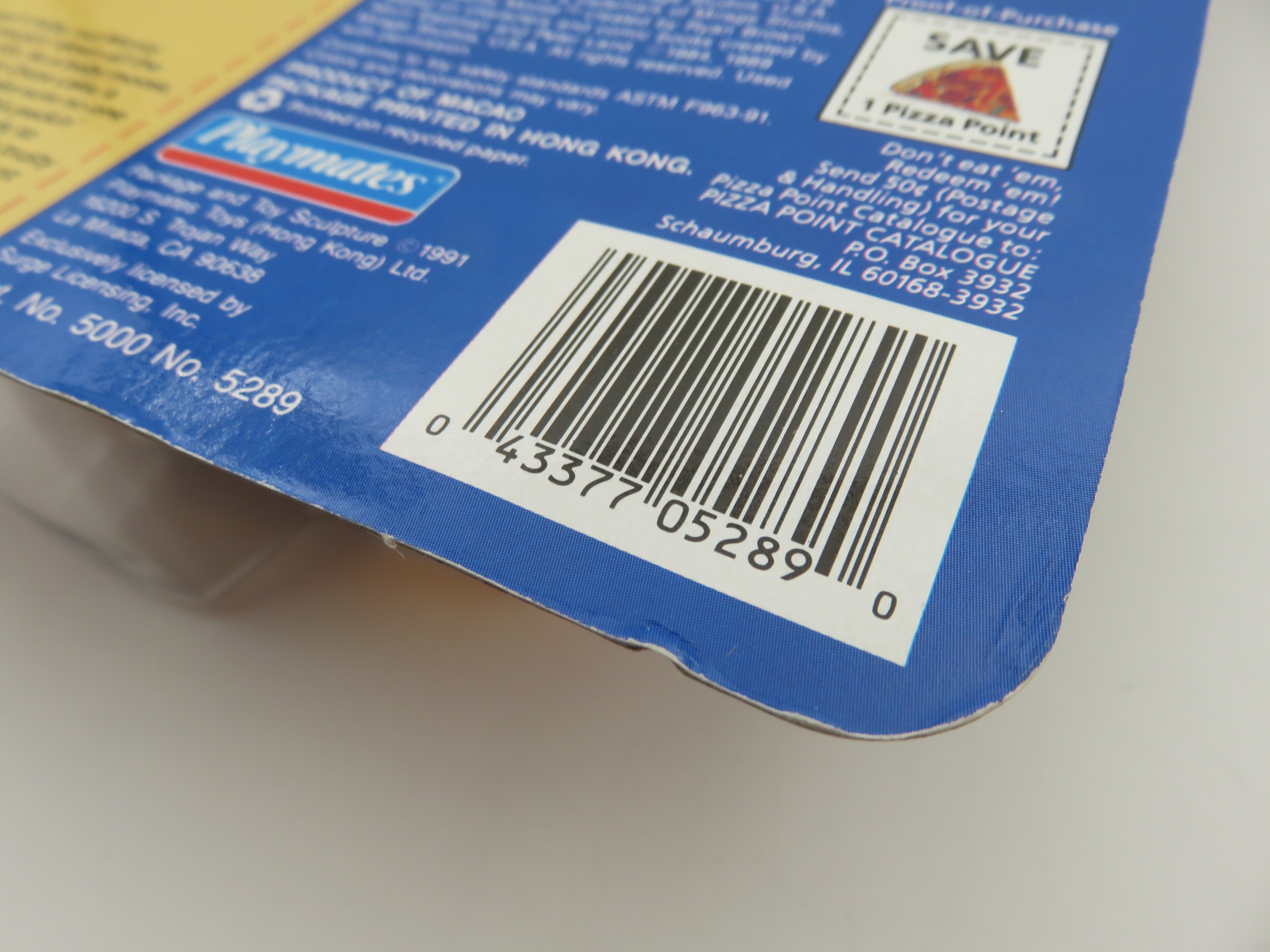 Teenage Mutant Ninja Turtles Monty Moose 4.5" Figure TMNTs - Playmates (1991)