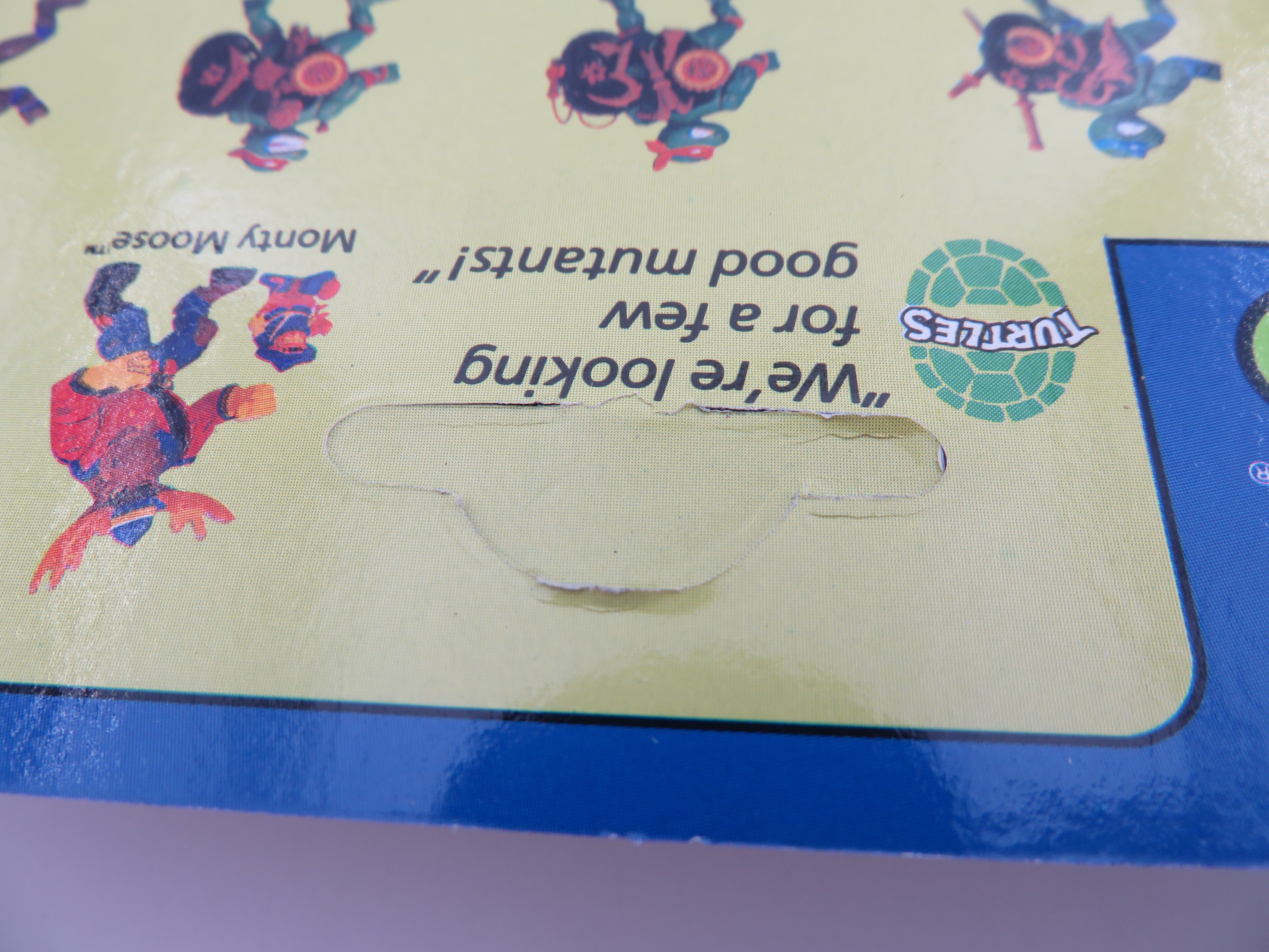 Teenage Mutant Ninja Turtles Monty Moose 4.5" Figure TMNTs - Playmates (1991)