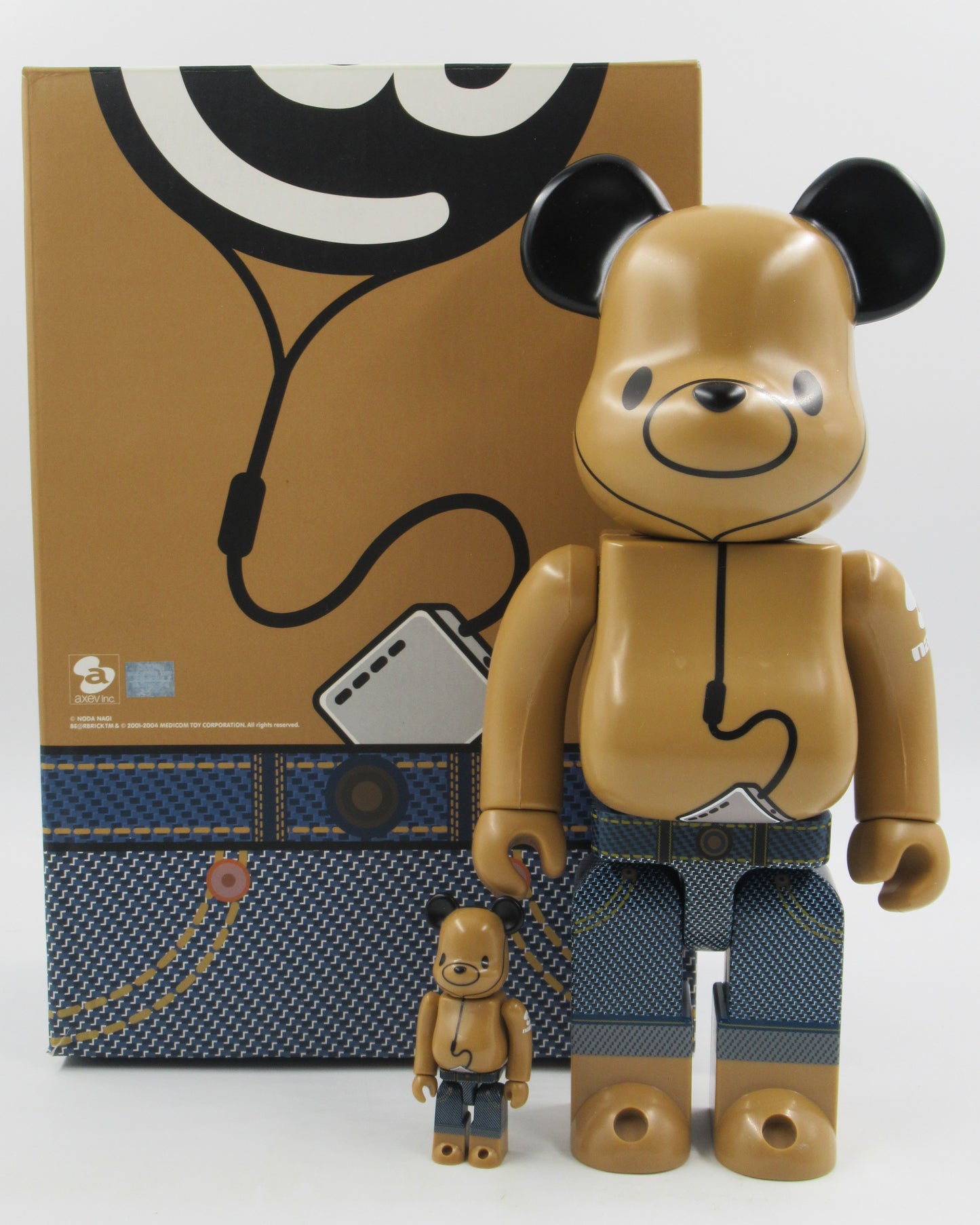 BEARBRICK Mid-Summer Model 400% Figure - Medicom Toy (2004) Be@rbrick Designer Art Toy