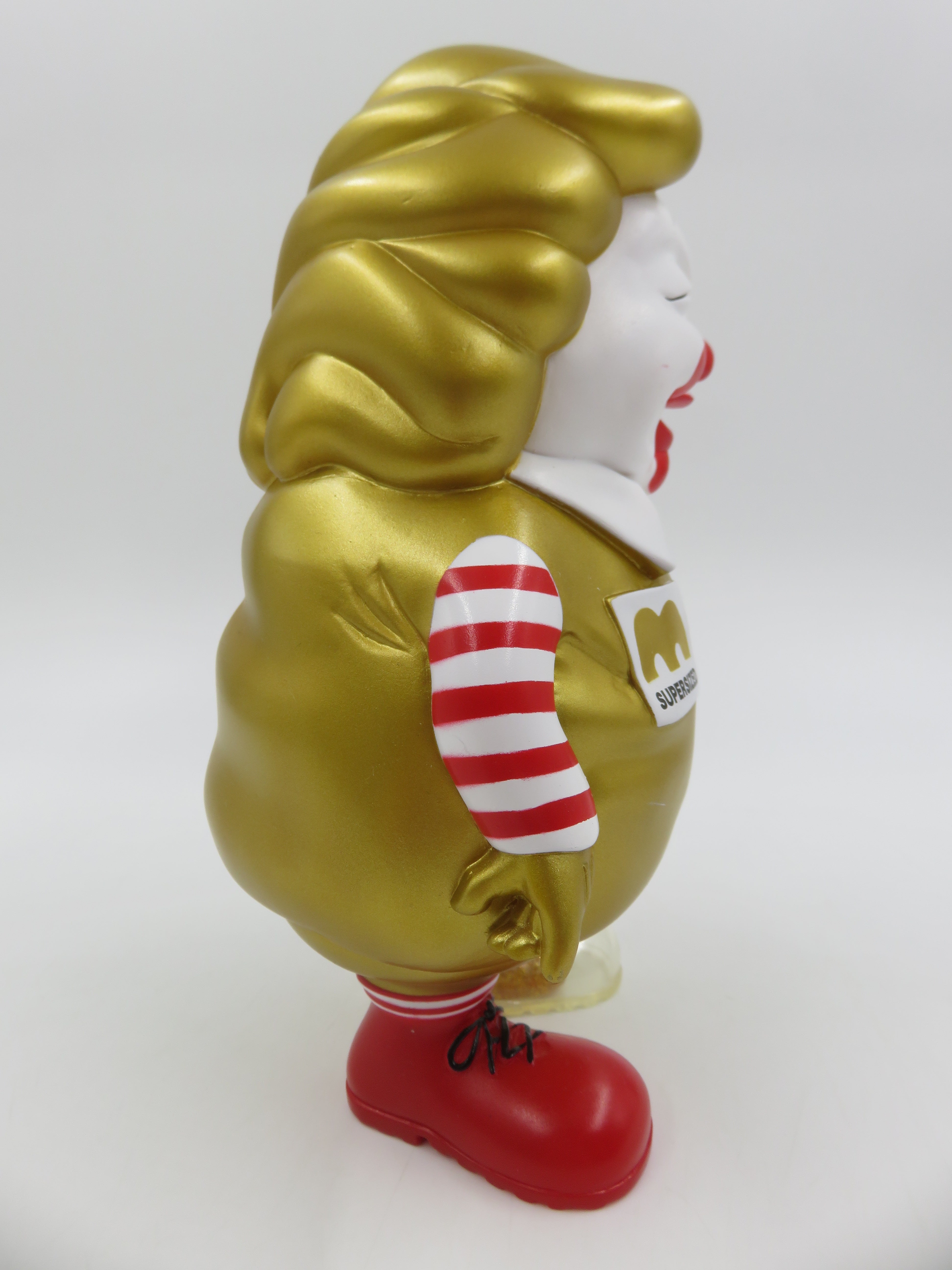 POPAGANDA MC Supersized Gold X-Ray Vinyl Figure - Ron English x Secret Base Designer Art Toy