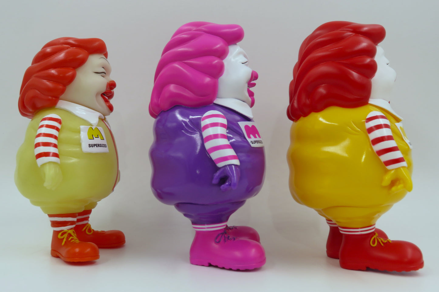 POPAGANDA MC Supersized Vinyl Figure Lot of (3) - Ron English x Secret Base Designer Art Toys