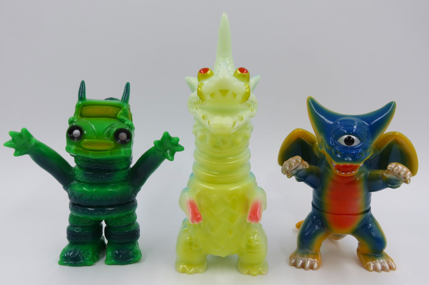 SOFUBI Smogun/Dragamel/Deathra Kaiju Figures - Gargamel (2000s) Loose Japanese Art Toys