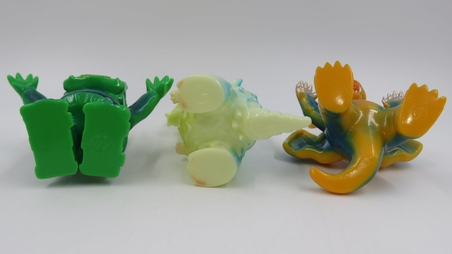 SOFUBI Smogun/Dragamel/Deathra Kaiju Figures - Gargamel (2000s) Loose Japanese Art Toys