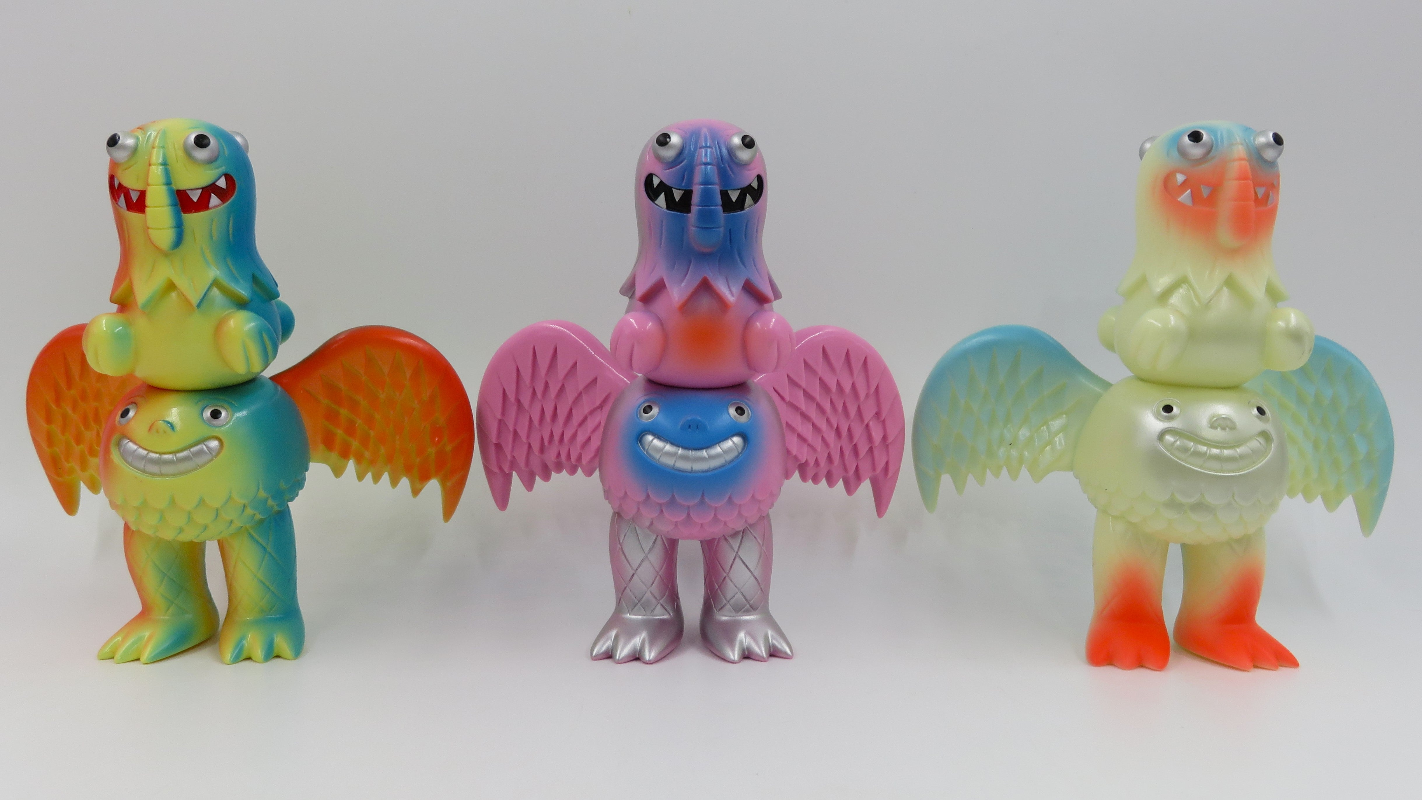 KAIJU FOR GROWN UPS Tankizaado Original/Pink/GID Sofubi Figures - Tim Biskup x Wonderwall (2007) Loose Art Toys