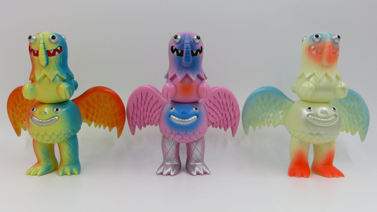 KAIJU FOR GROWN UPS Tankizaado Original/Pink/GID Sofubi Figures - Tim Biskup x Wonderwall (2007) Loose Art Toys