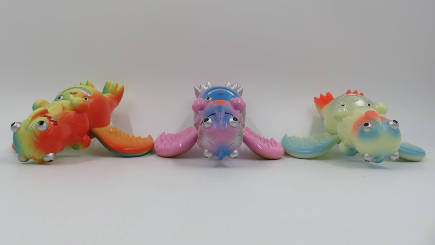 KAIJU FOR GROWN UPS Tankizaado Original/Pink/GID Sofubi Figures - Tim Biskup x Wonderwall (2007) Loose Art Toys