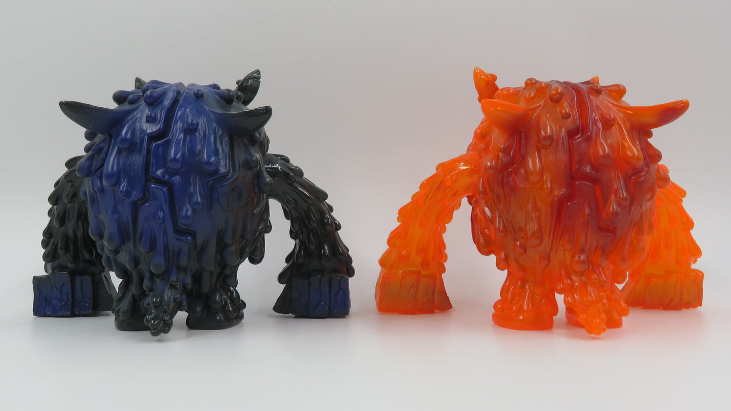 KAIJU FOR GROWN UPS Magman Green With Envy & Orange - Touma x Wonderwall (2007) Loose Art Toys