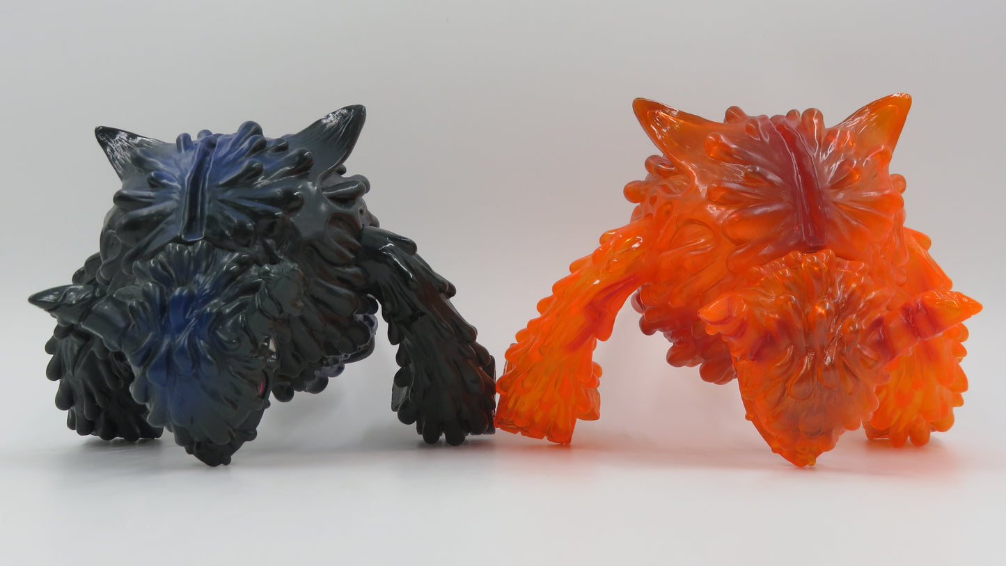 KAIJU FOR GROWN UPS Magman Green With Envy & Orange - Touma x Wonderwall (2007) Loose Art Toys