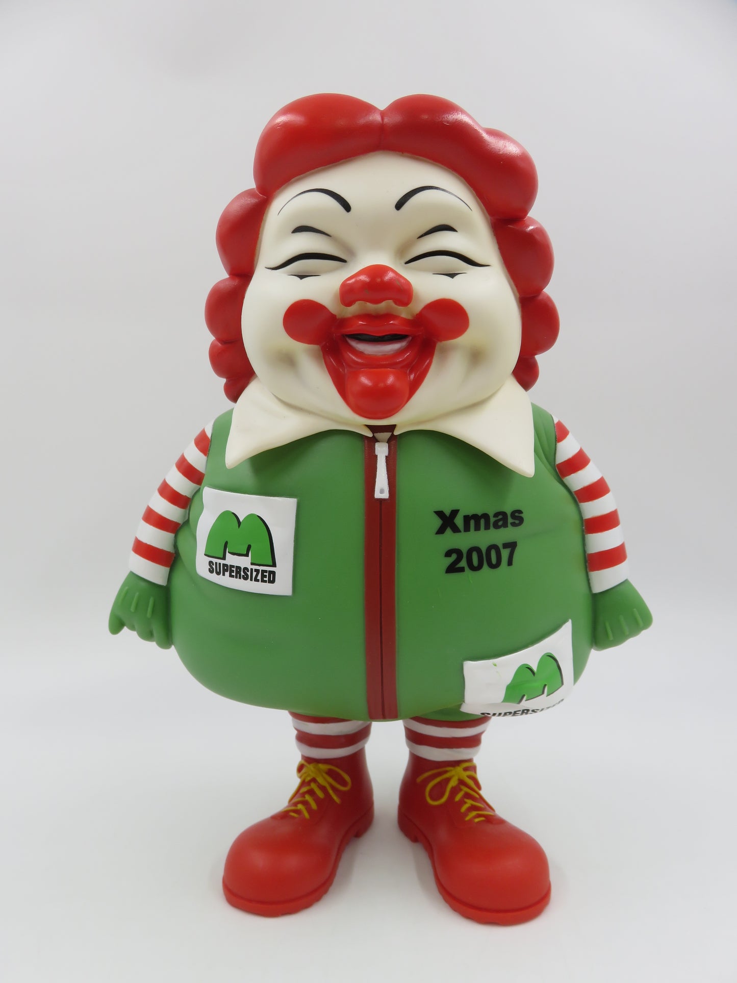 POPAGANDA MC Supersized Christmas 10" Vinyl Figure - Ron English x Secret Base (2007) Art Toy