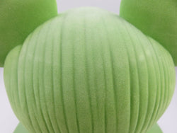 THE BIRD IS THE WORD (Mickey Mao) Green Flocked Bust - Frank Kozik (2009) Limited Edition Designer Art Toy