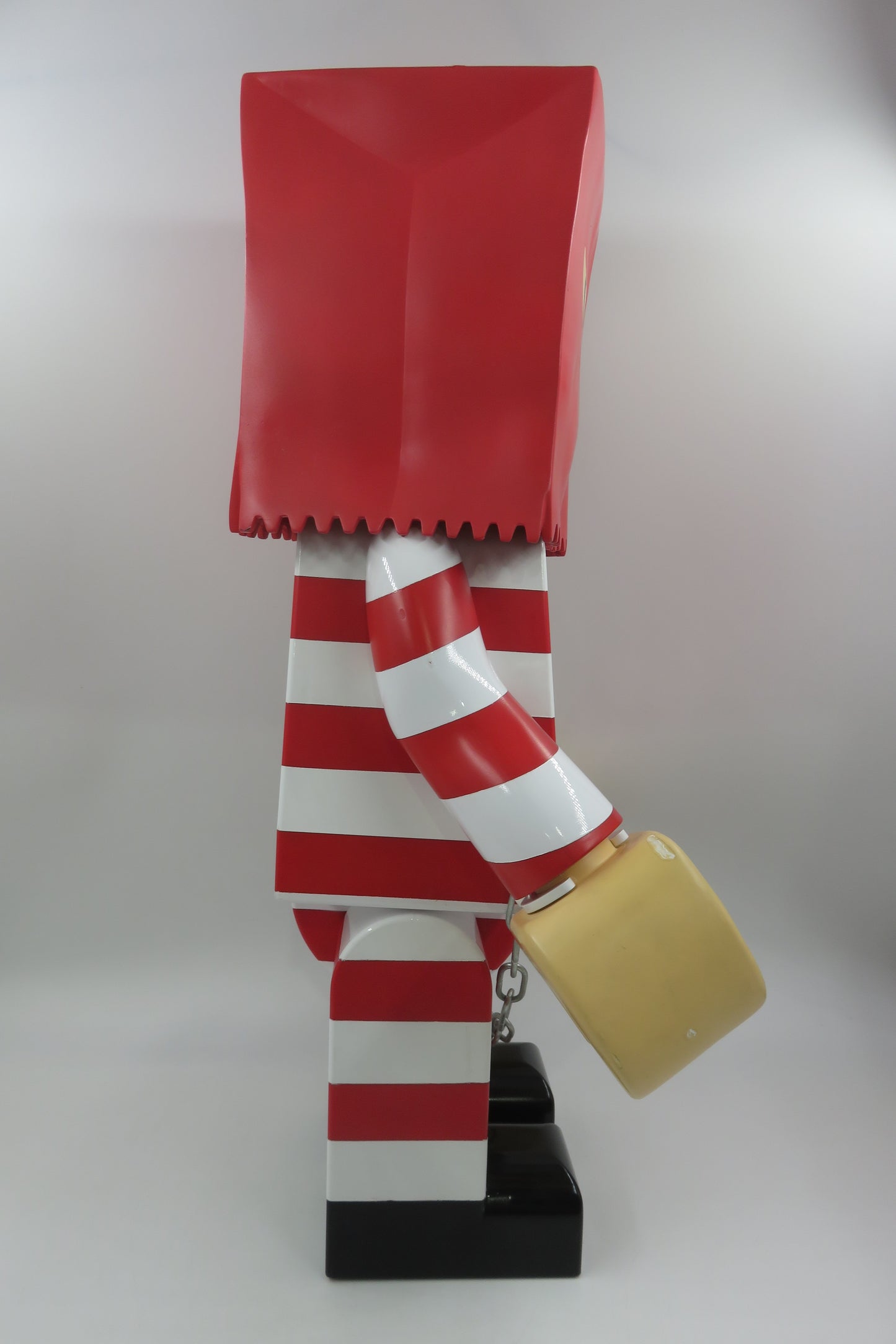 BALZAC Who Am I 22" Red & White Figure - Rn'A Workshop (2001) Designer Art Toy