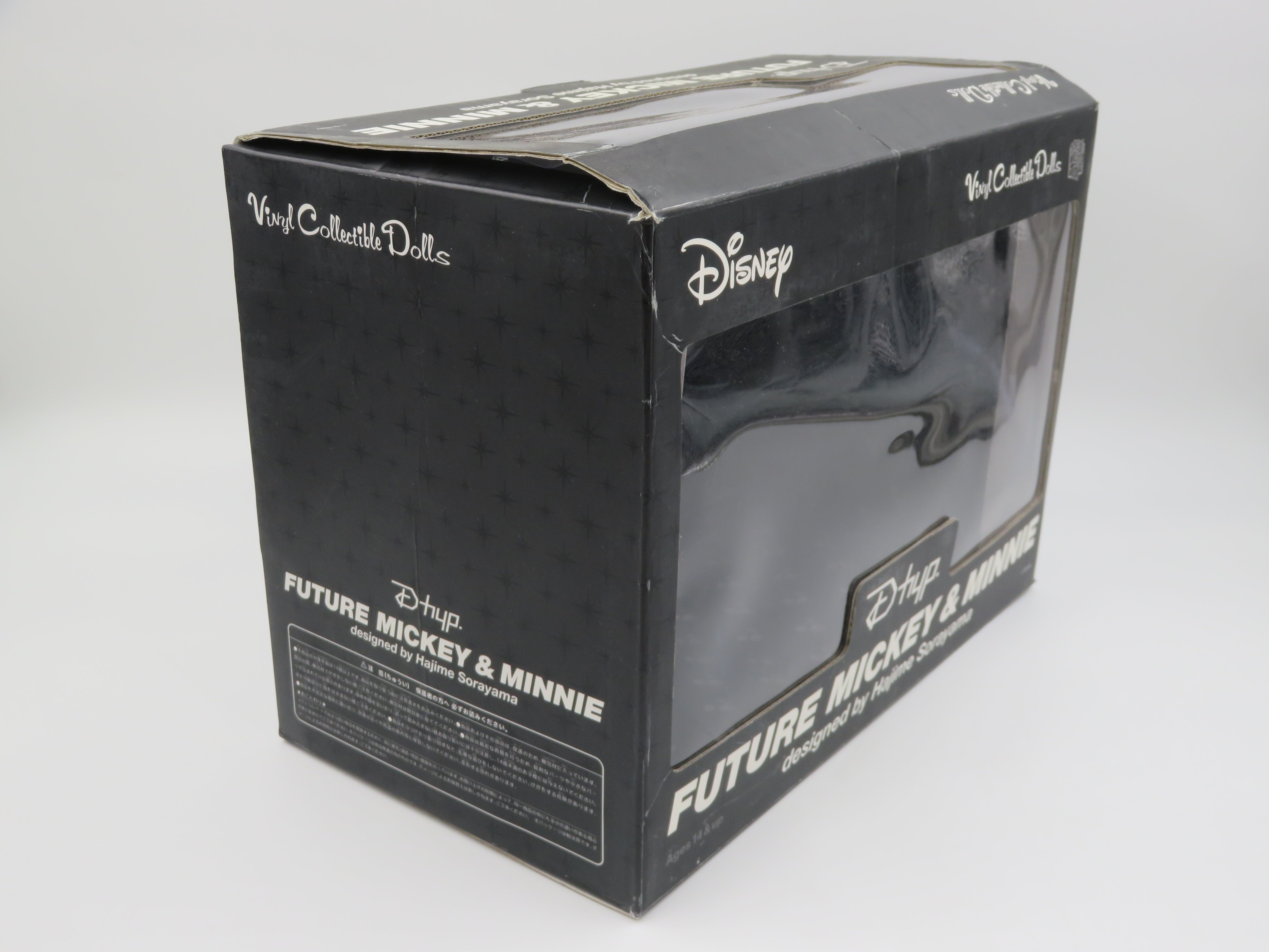 DISNEY Future Mickey & Minnie VCD Figures - Hajime Sorayama x Medicom Toy (2004) Limited Edition Designer Art Toy