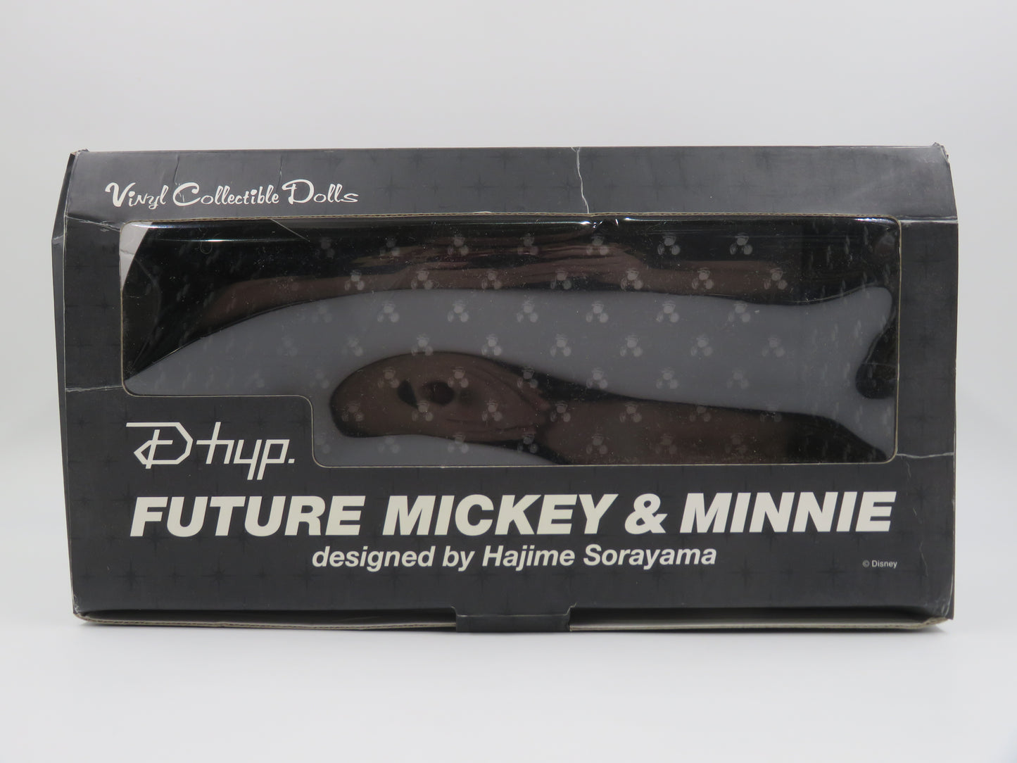 DISNEY Future Mickey & Minnie VCD Figures - Hajime Sorayama x Medicom Toy (2004) Limited Edition Designer Art Toy