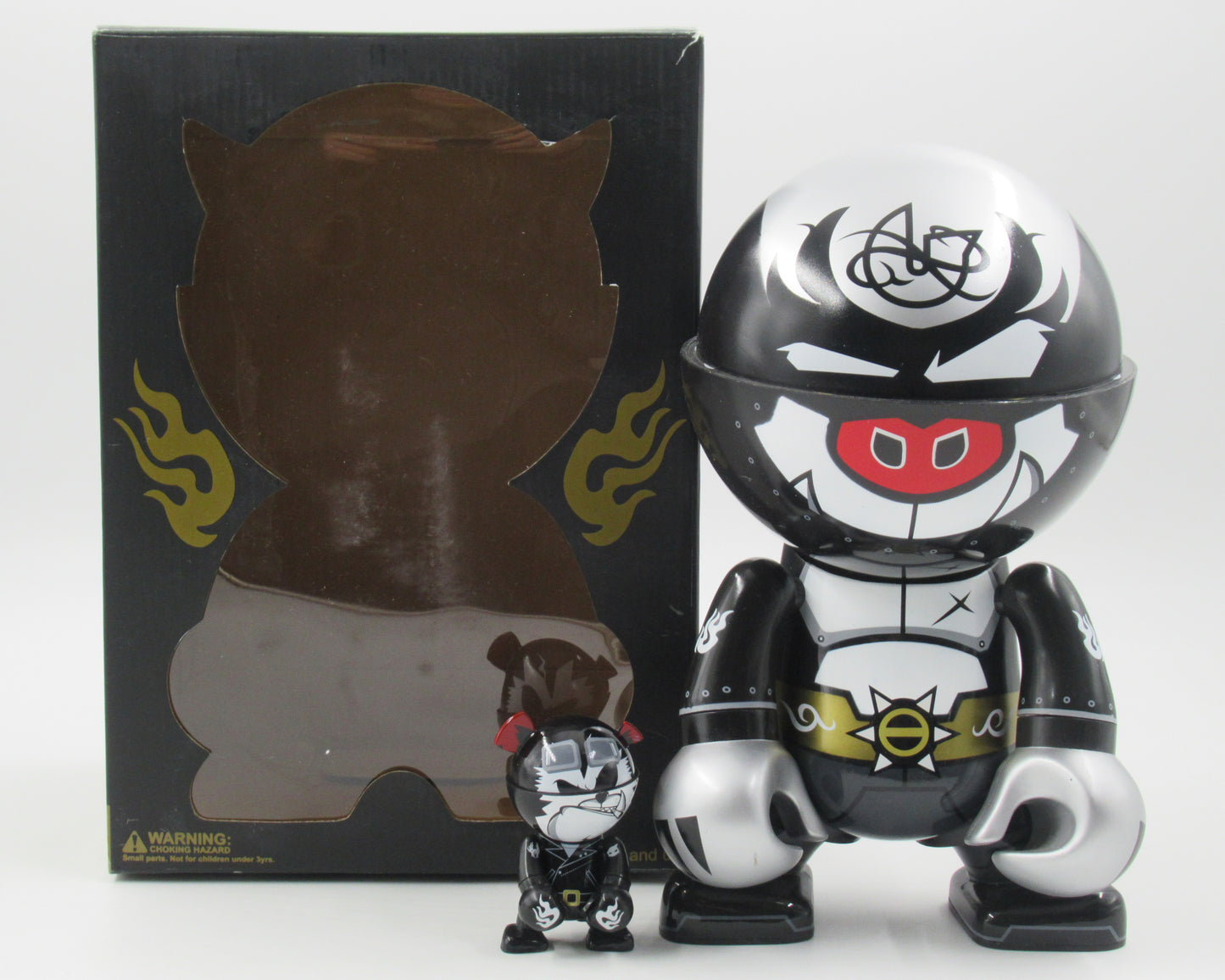 TREXI Ultra Spooky & Mini Figure - Danny Chan x Play Imaginative (2006) Designer Art Toy