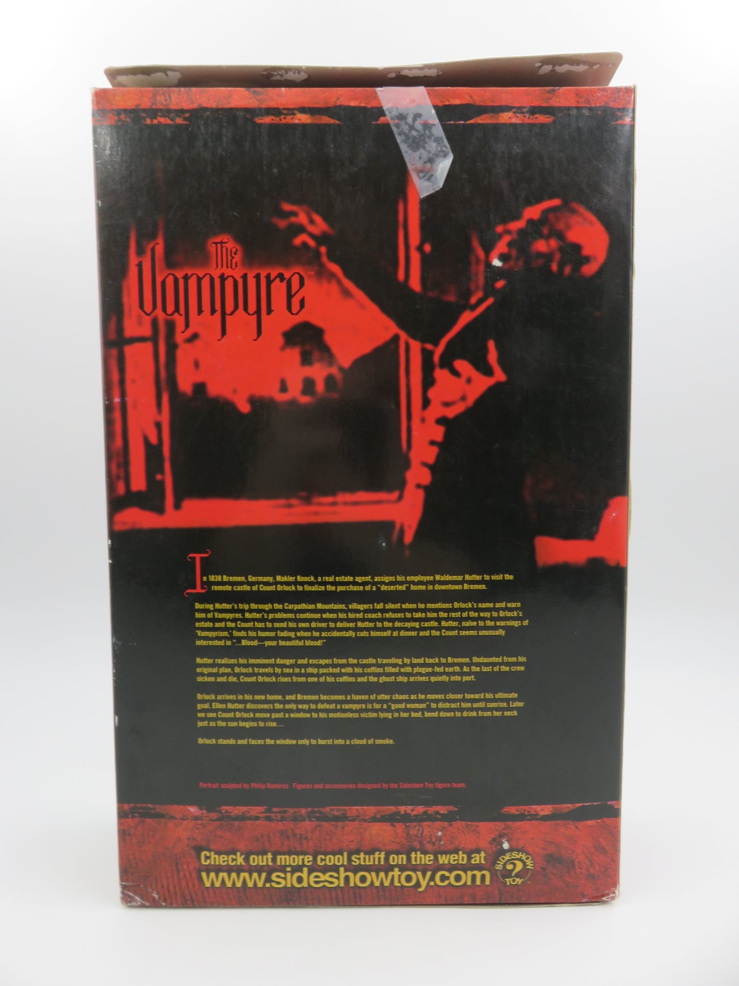 NOSFERATU The Vampyre/Count Orlok Edition 12" Figure - Sideshow Toy (2001) Horror Collectible