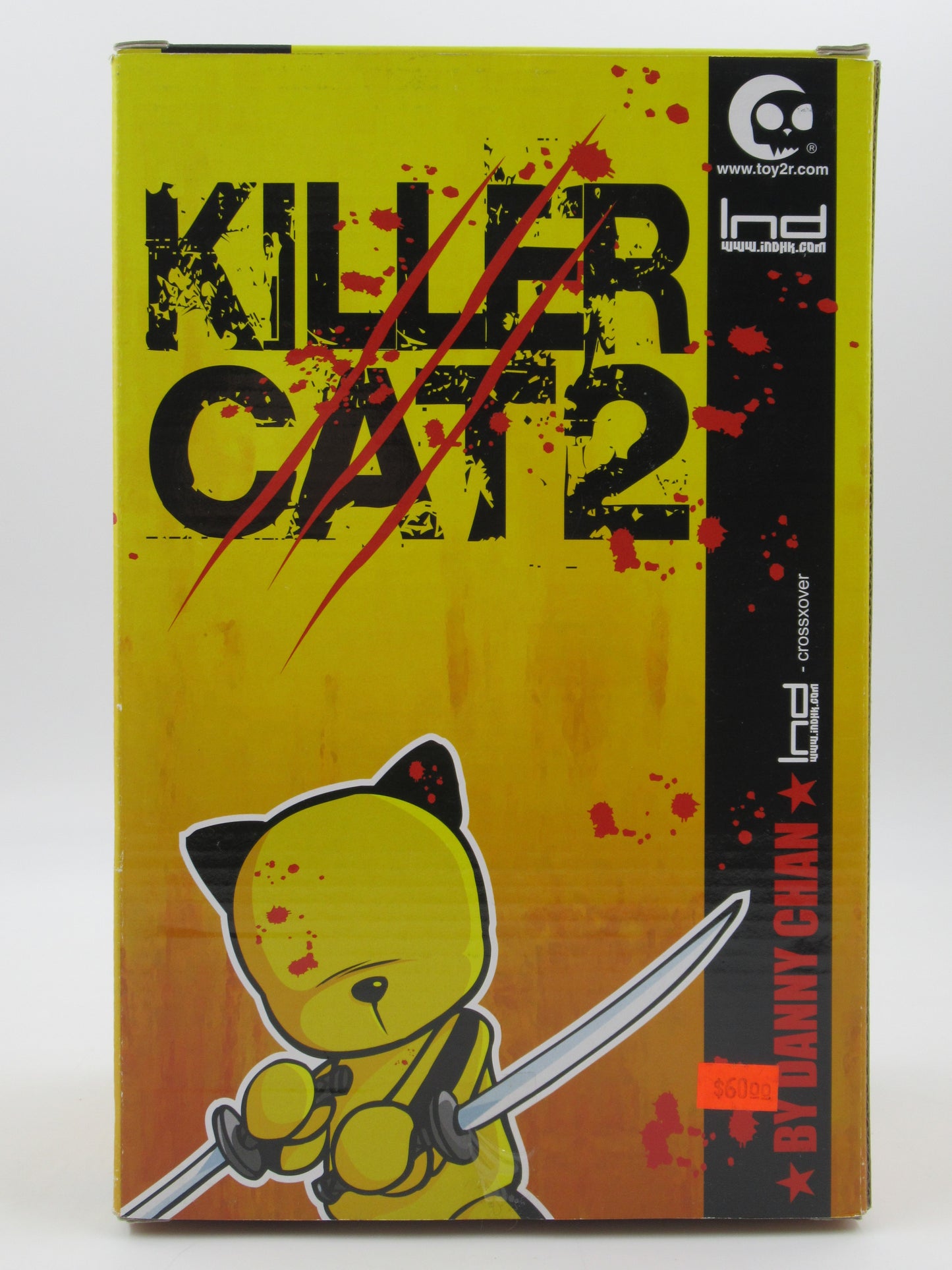 QEE COLLECTION Killer Cat 2 Vinyl 8" Figure - Danny Chan x Toy2R (2006) Designer Art Toy