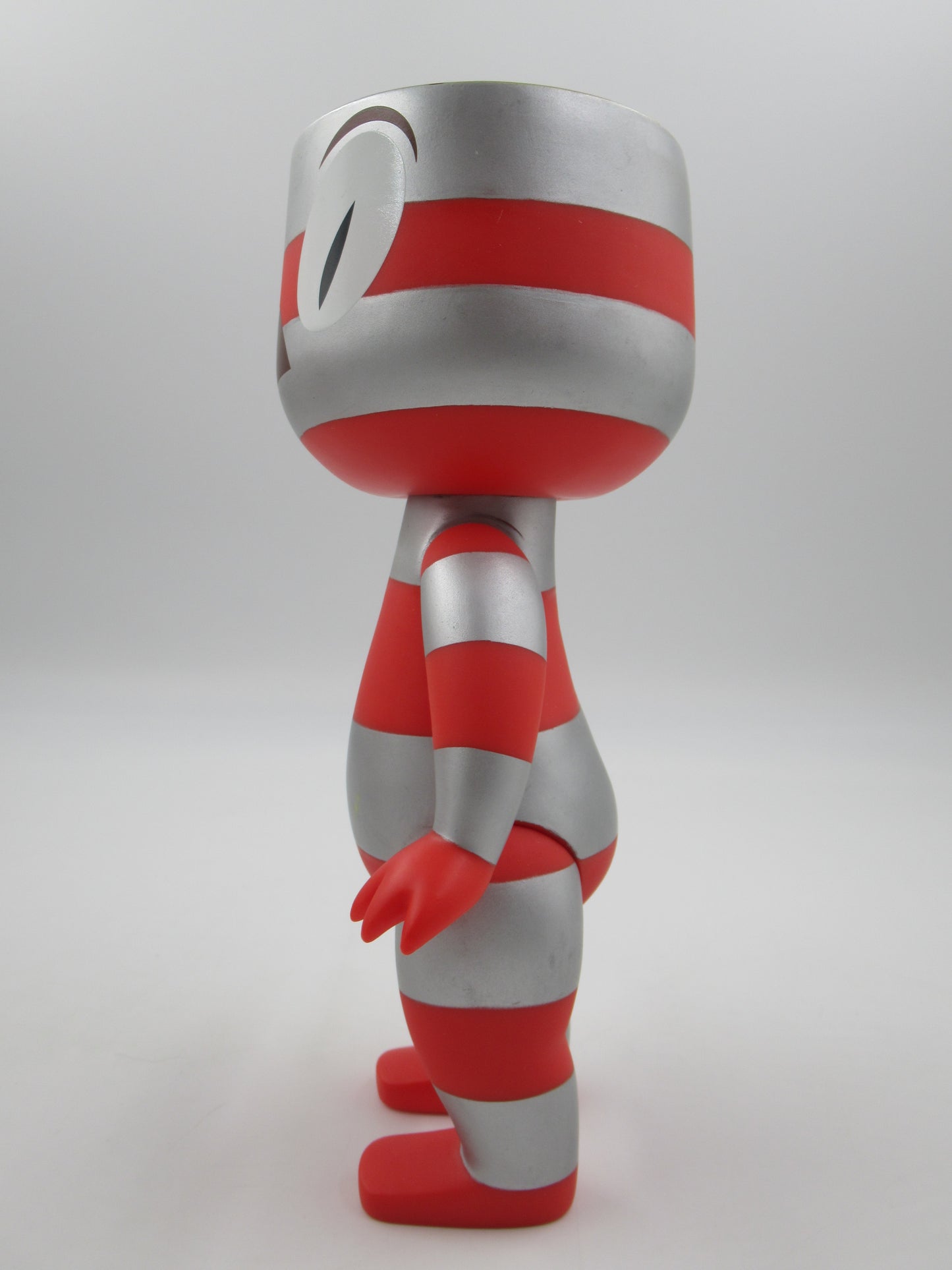 CALLI Alphabeast Red & Silver Vinyl Figure - Tim Biskup (2006) Designer Art Toy