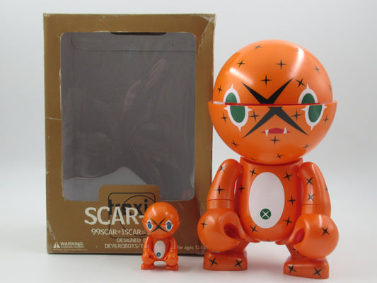 TREXI Scar-QQ & Mini Figure - Devilrobots x Play Imaginative (2007) Designer Art Toy