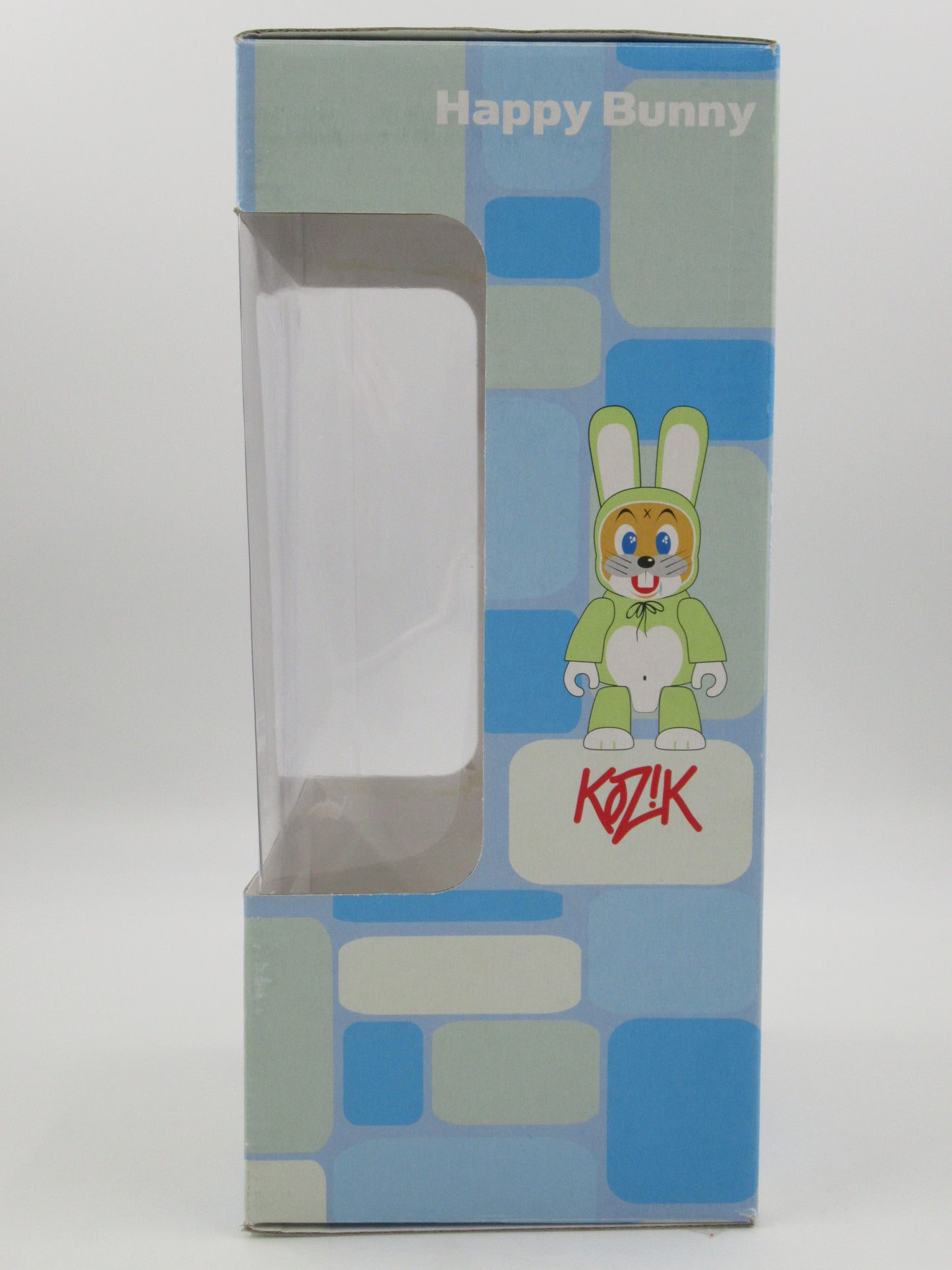 QEE COLLECTION Happy Bunny (Green) 10" Vinyl Figure - Frank Kozik x Toy2R (2006) Designer Art Toy