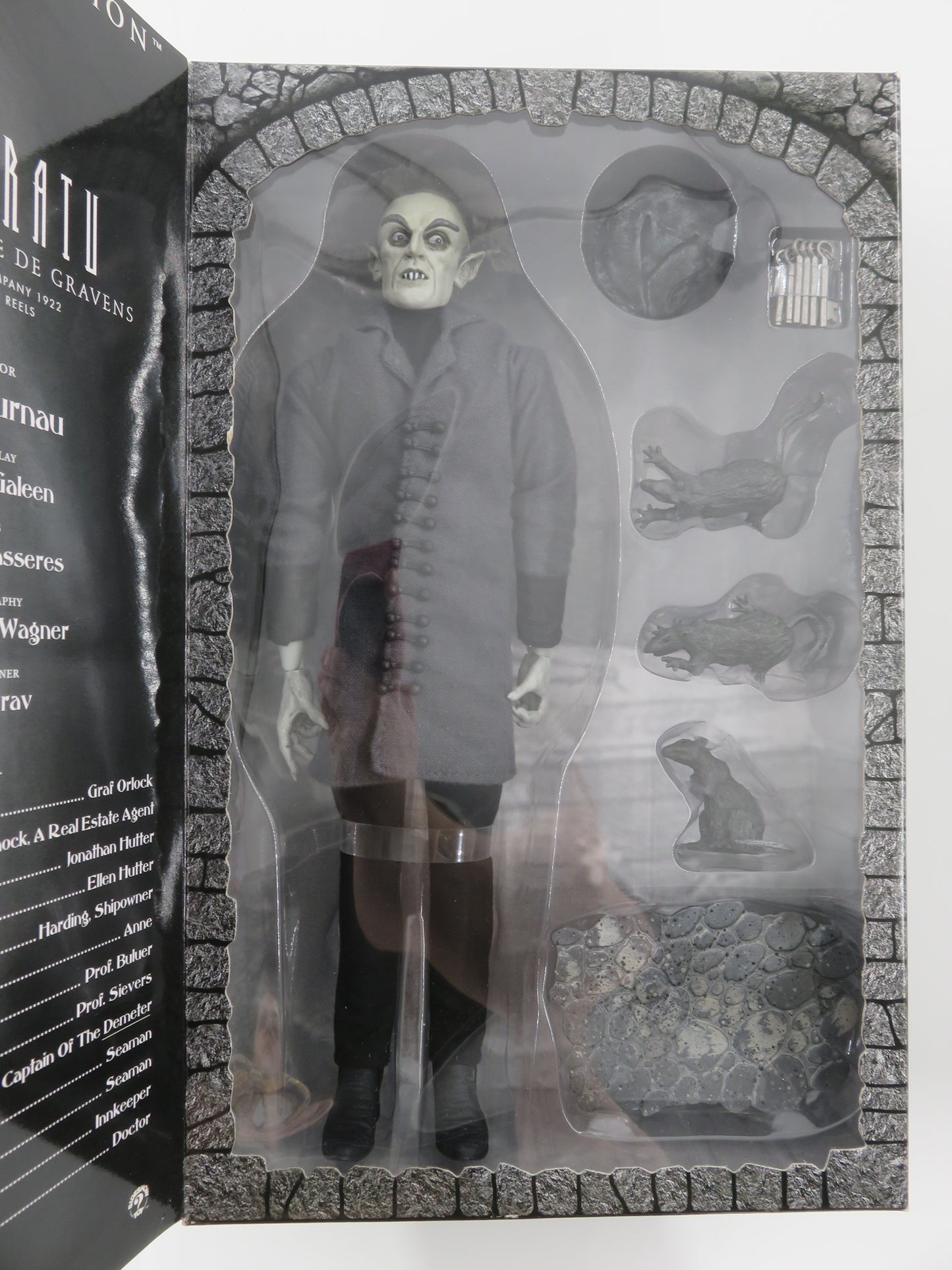 NOSFERATU The Vampyre Silver Screen Edition 12" Figure - Sideshow Toy (2002) Horror Collectible