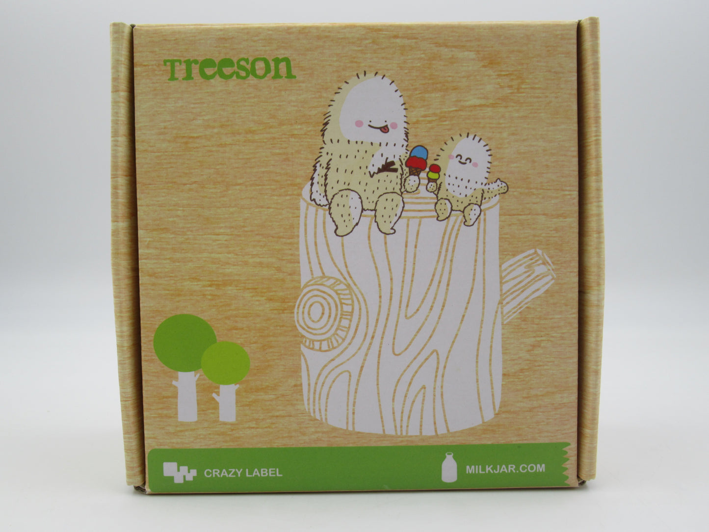 TREESON Happy Birthday 2 Treeson 5" Vinyl Figure Set - Crazy Label (2005) Bubi Au Yeung Designer Art Toy