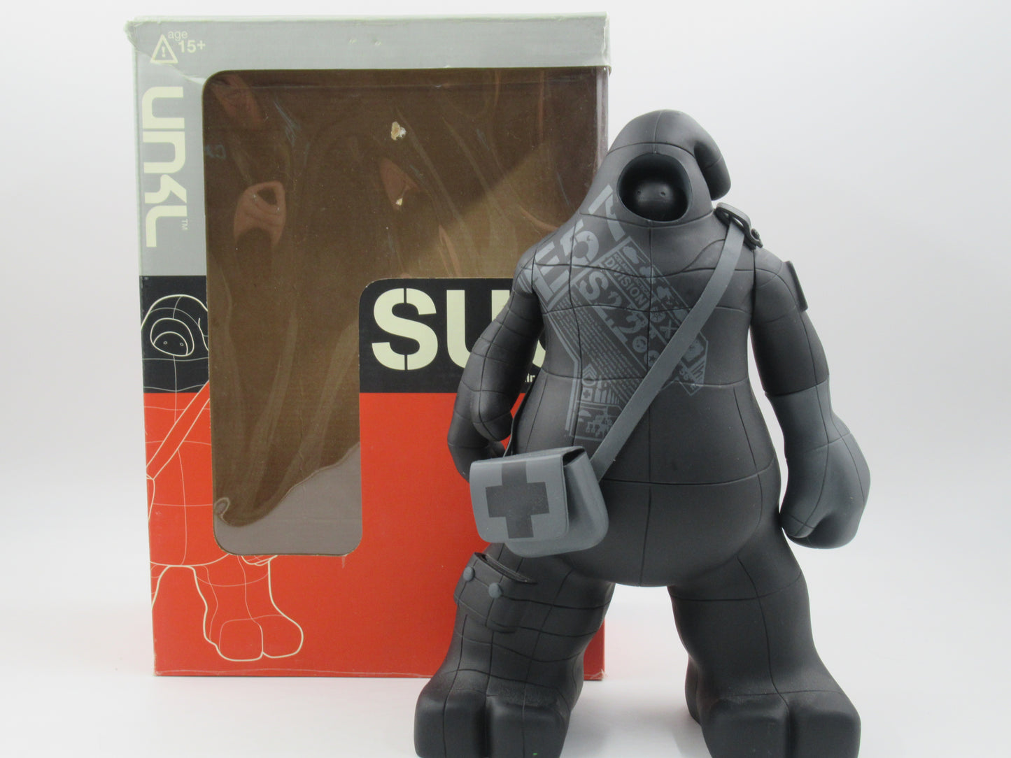 SUG E57 Black Variant 12" Vinyl Figure -  UNKL (2008) Designer Art Toy