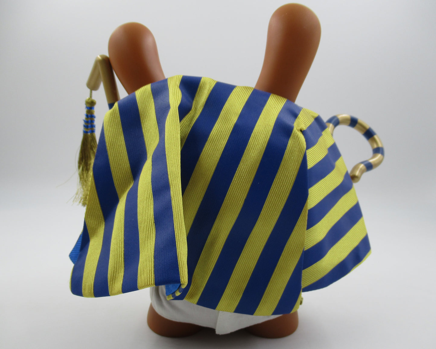 DUNNY Blue King Tut 8" Vinyl Figure - Sket One x Kidrobot (2006) Limited Edition Designer Art Toy