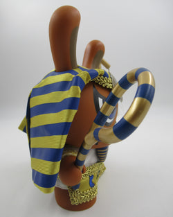 DUNNY Blue King Tut 8" Vinyl Figure - Sket One x Kidrobot (2006) Limited Edition Designer Art Toy