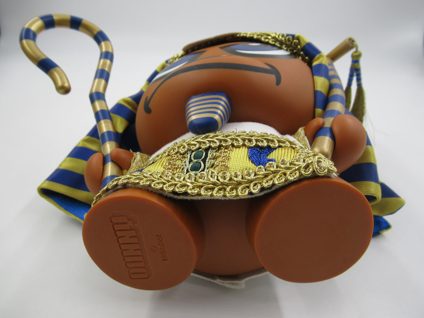 DUNNY Blue King Tut 8" Vinyl Figure - Sket One x Kidrobot (2006) Limited Edition Designer Art Toy