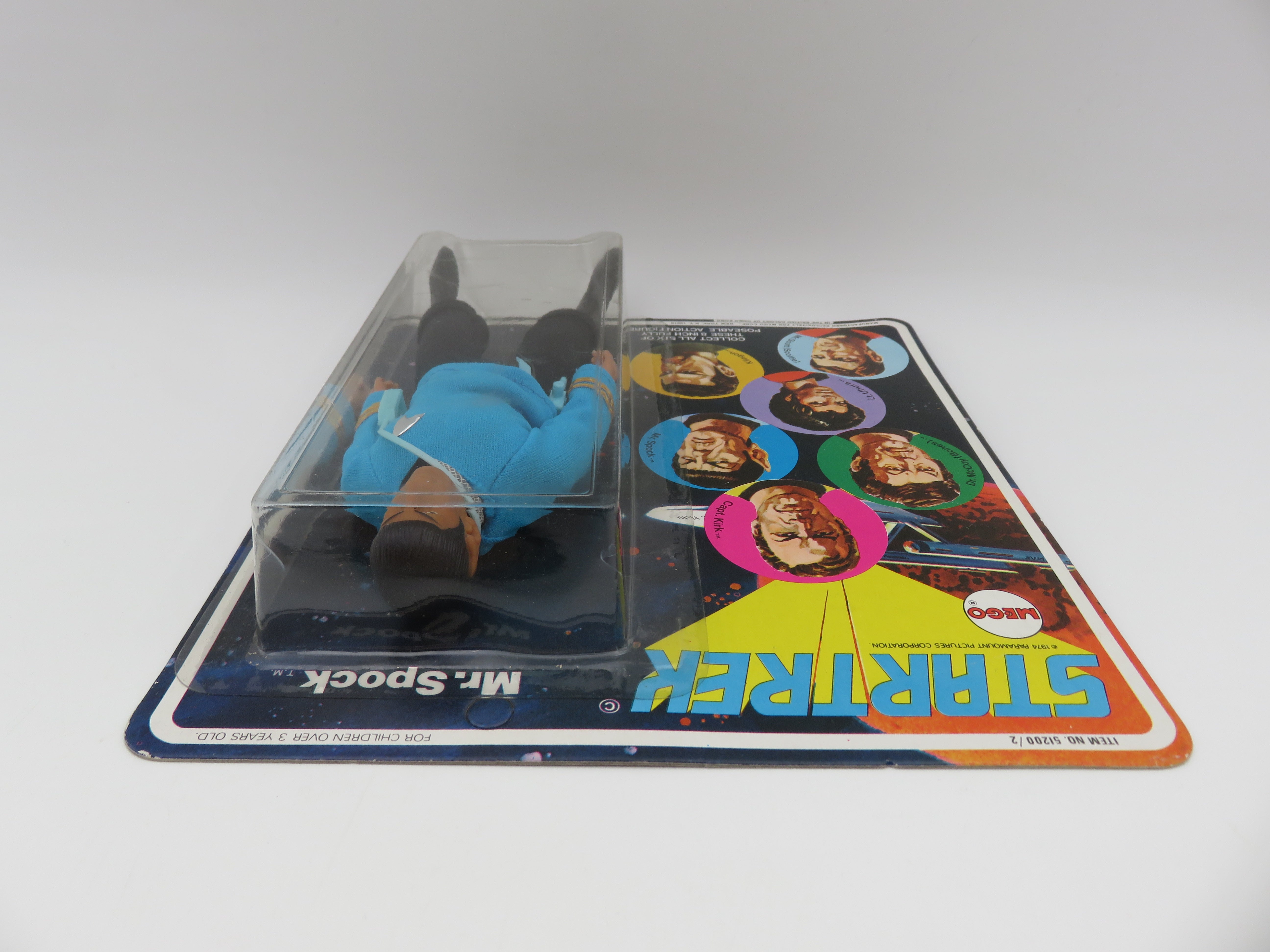 STAR TREK Mr. Spock 8" Action Figure - Mego Corp. (1974) Series 1 Vintage Toy